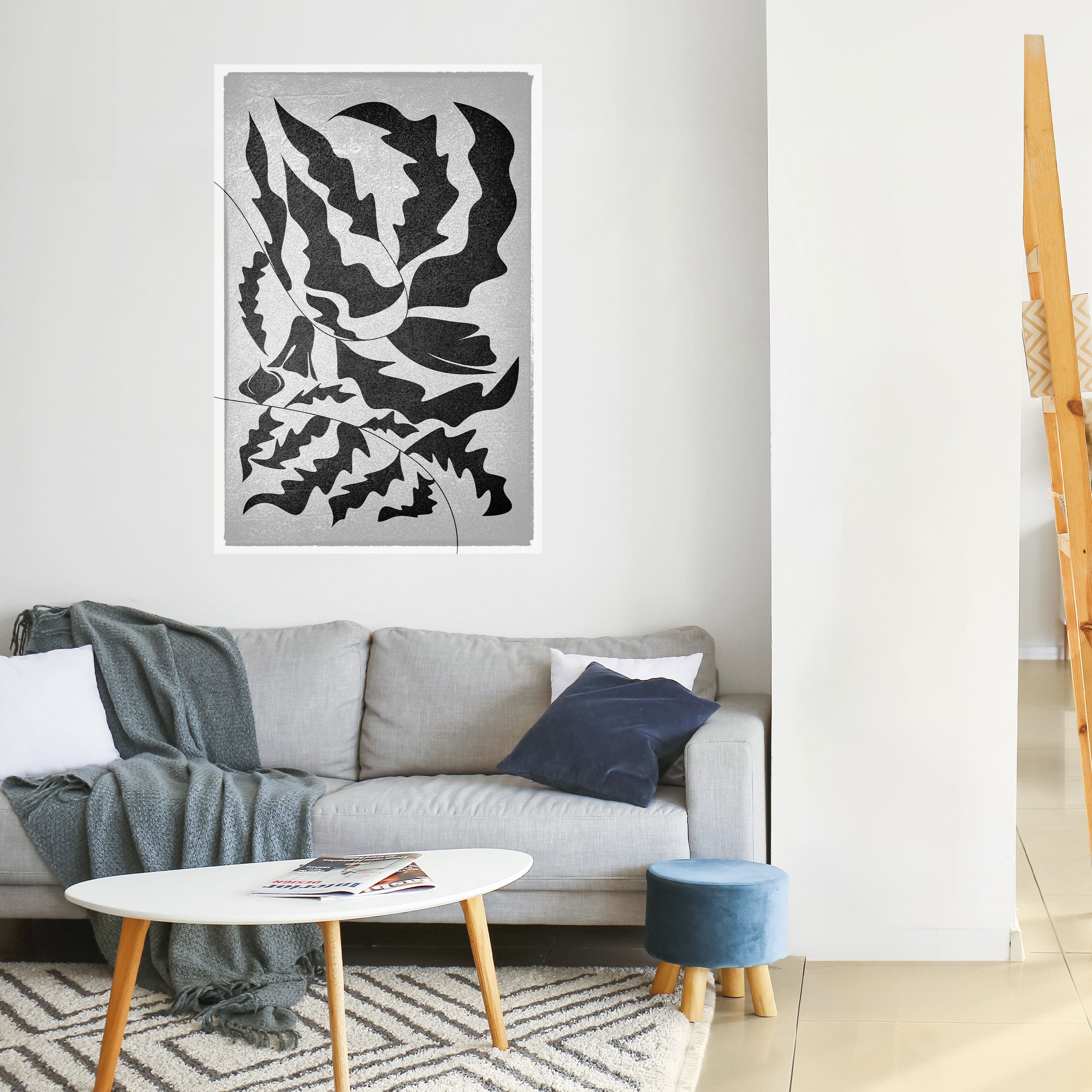 SHARP SHADOWS Peel and Stick Vertical Poster