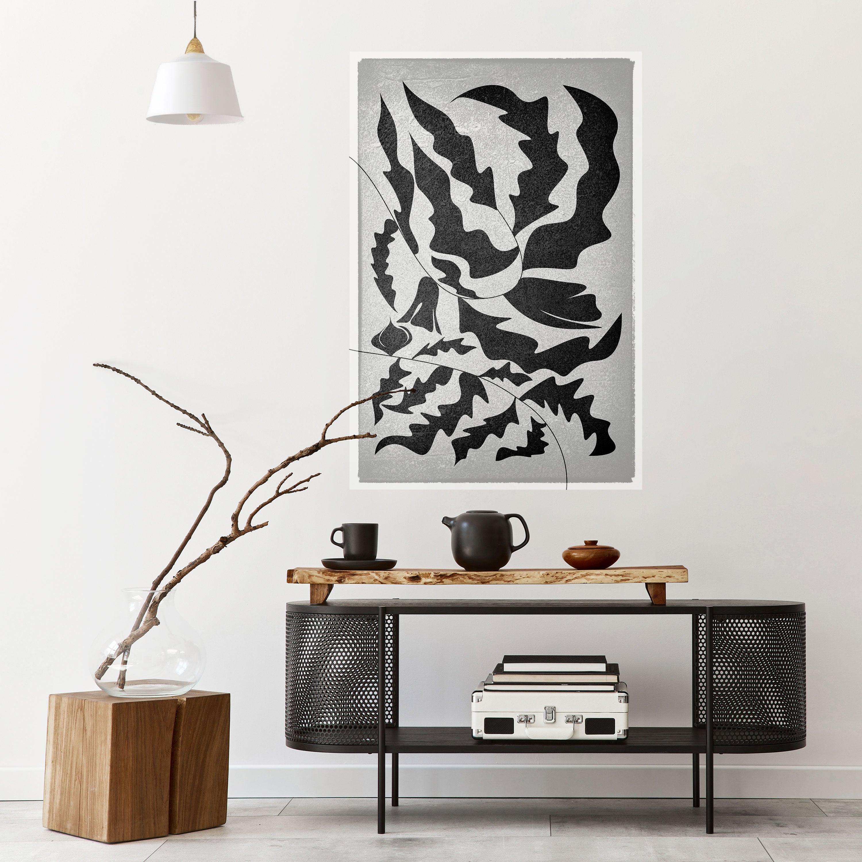 SHARP SHADOWS Peel and Stick Vertical Poster