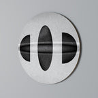 OBSIDIAN ODYSSEY Round Wall Art