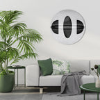 OBSIDIAN ODYSSEY Round Wall Art