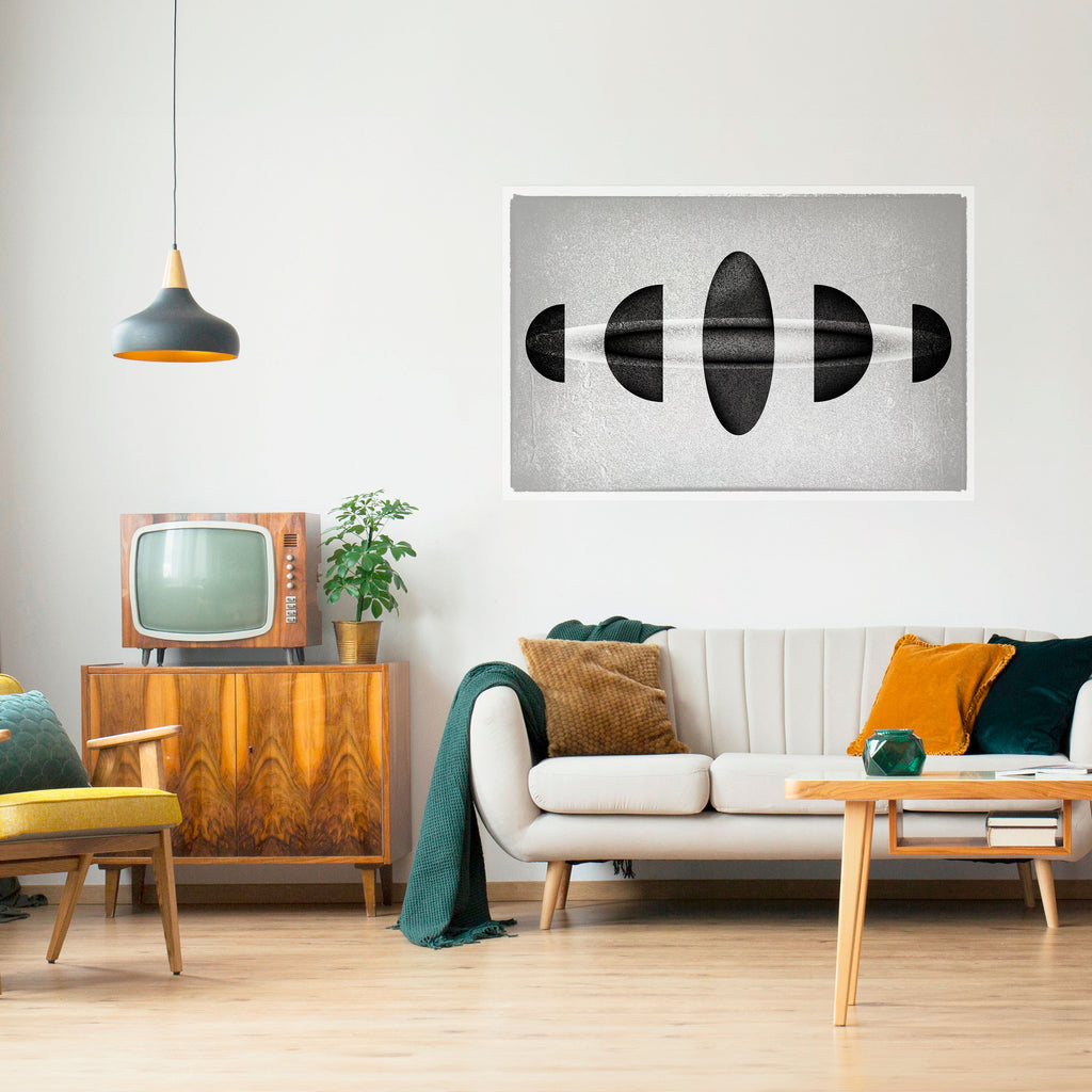 Póster horizontal autoadhesivo OBSIDIAN ODYSSEY