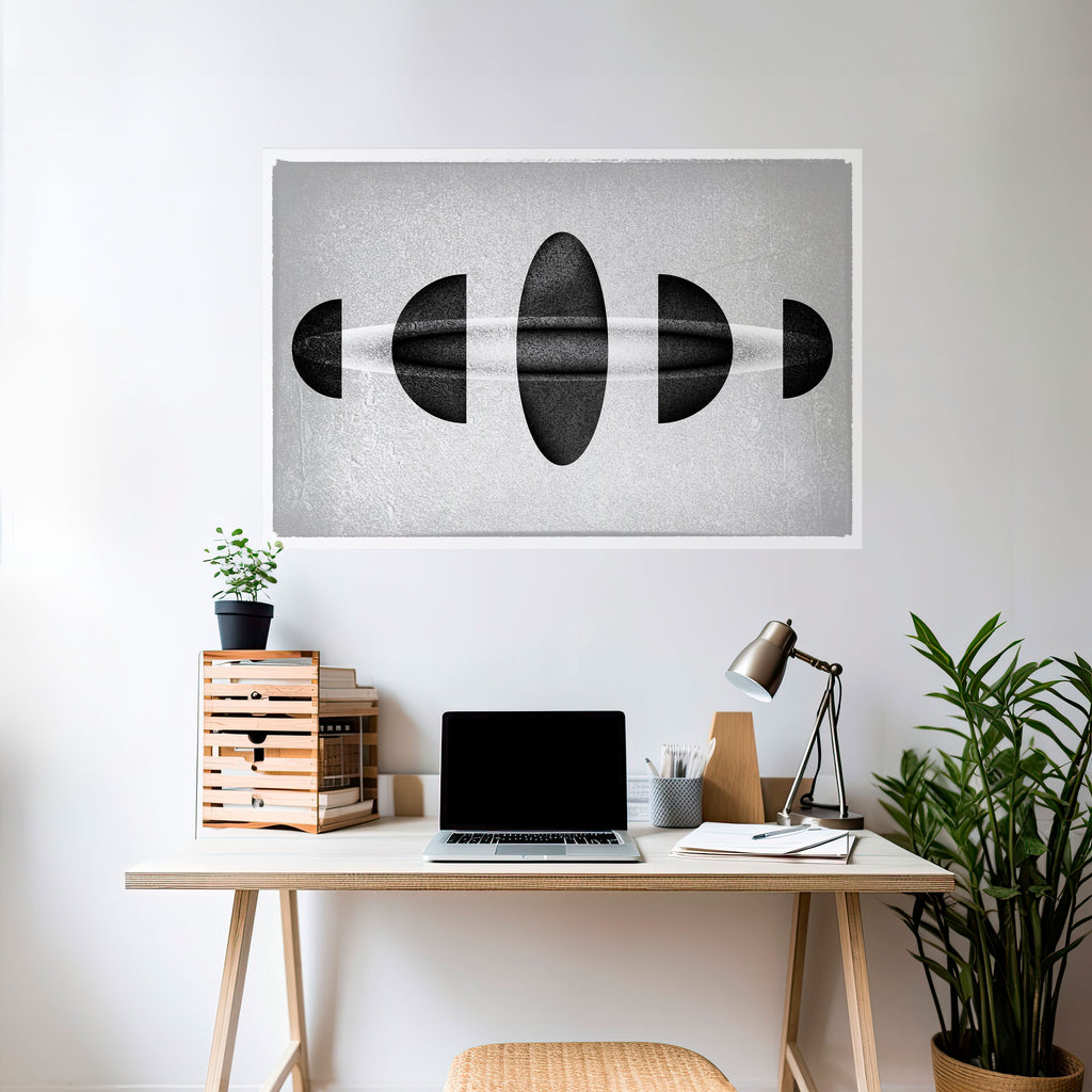 Póster horizontal autoadhesivo OBSIDIAN ODYSSEY