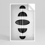 OBSIDIAN ODYSSEY Póster Vertical Adhesivo