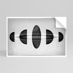 OBSIDIAN ODYSSEY Peel and Stick Horizontal Poster