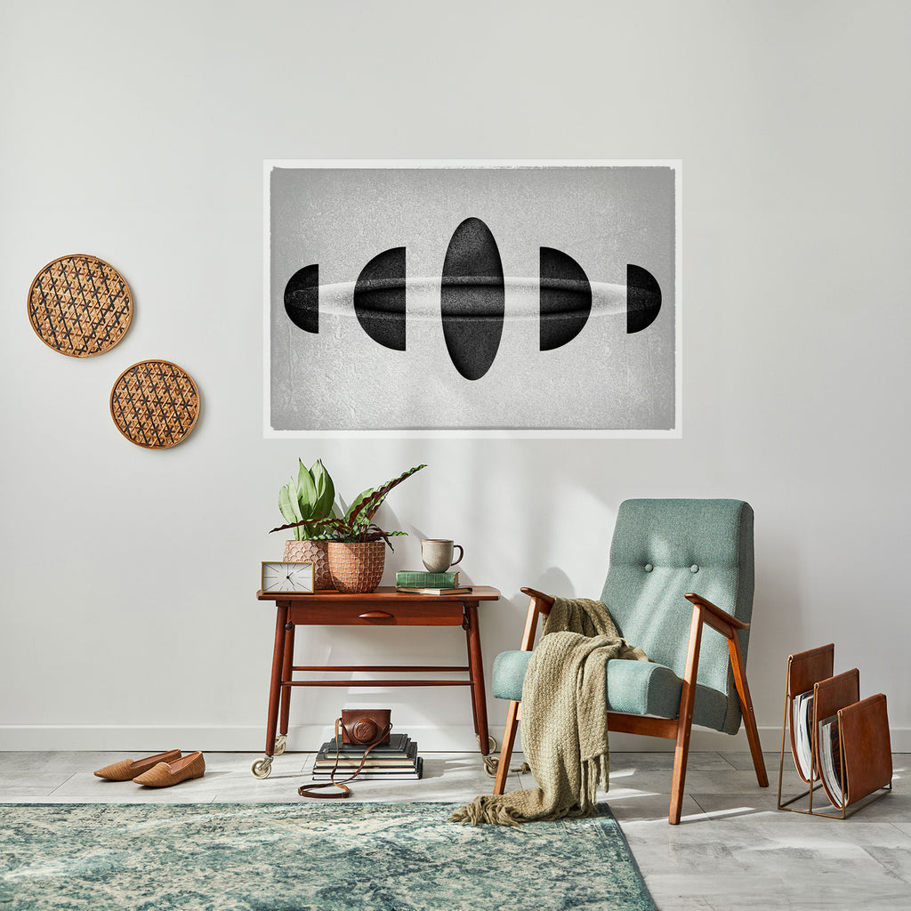 Póster horizontal autoadhesivo OBSIDIAN ODYSSEY