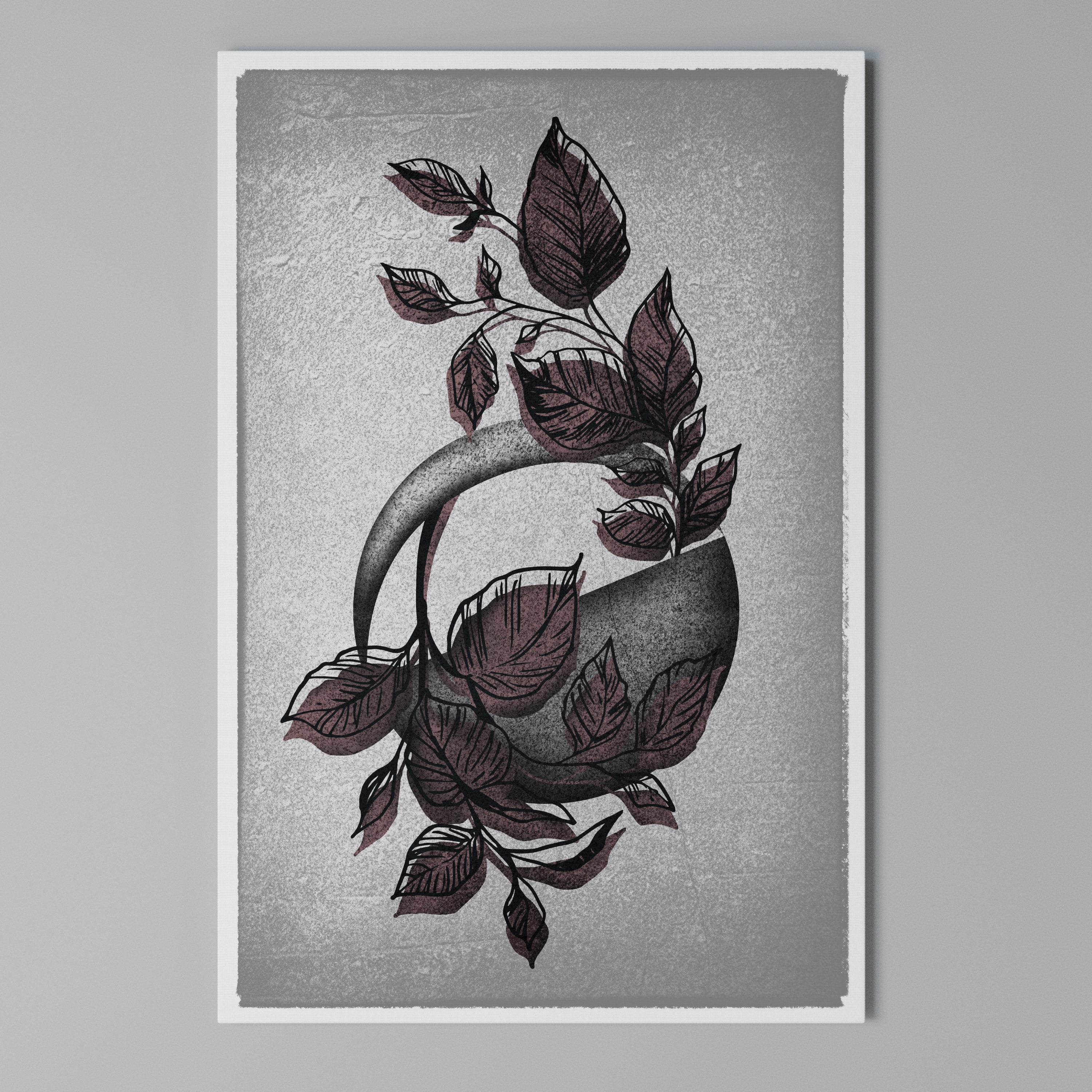 GRAPHIC WONDER Cuadro en lienzo vertical