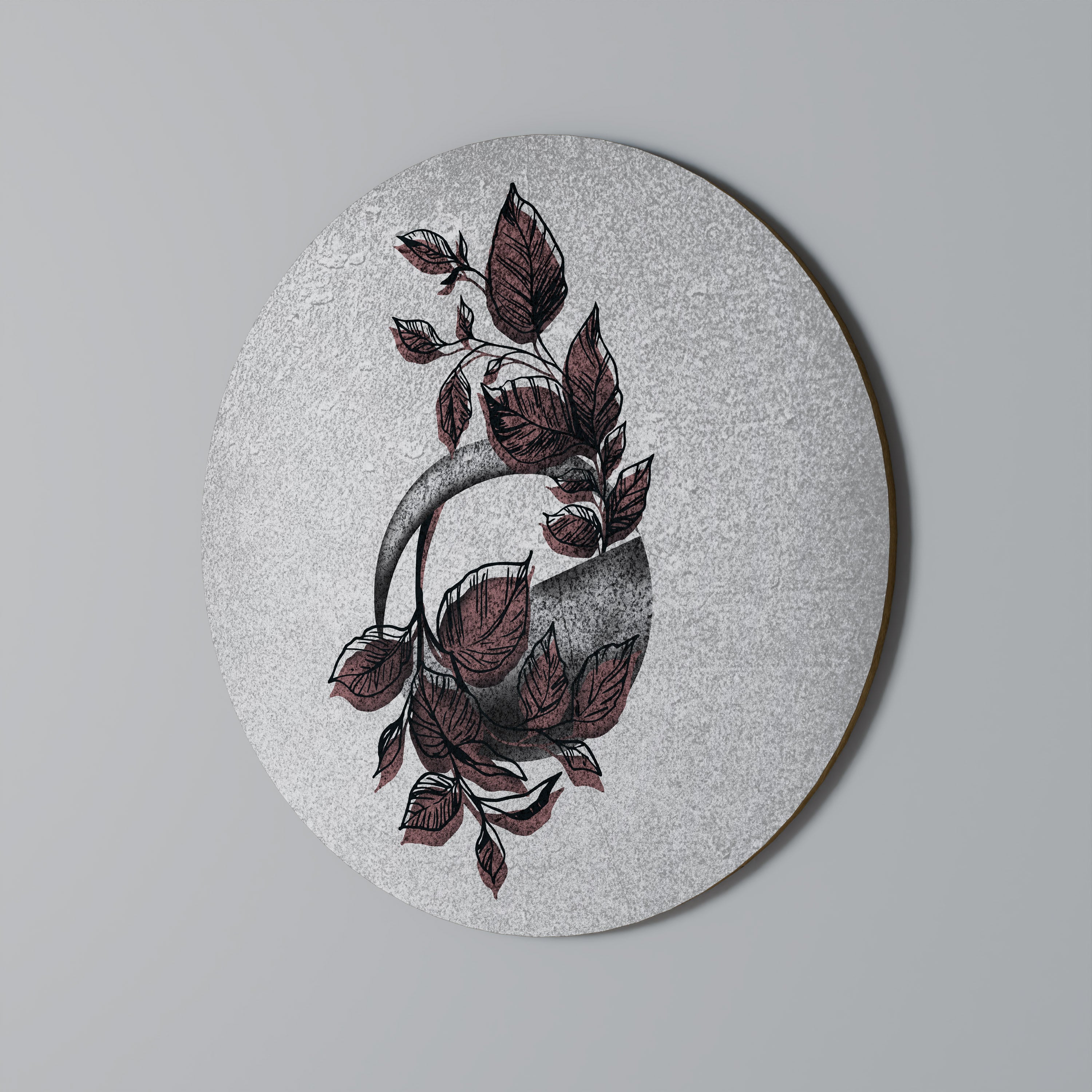 GRAPHIC WONDER Round Wall Art