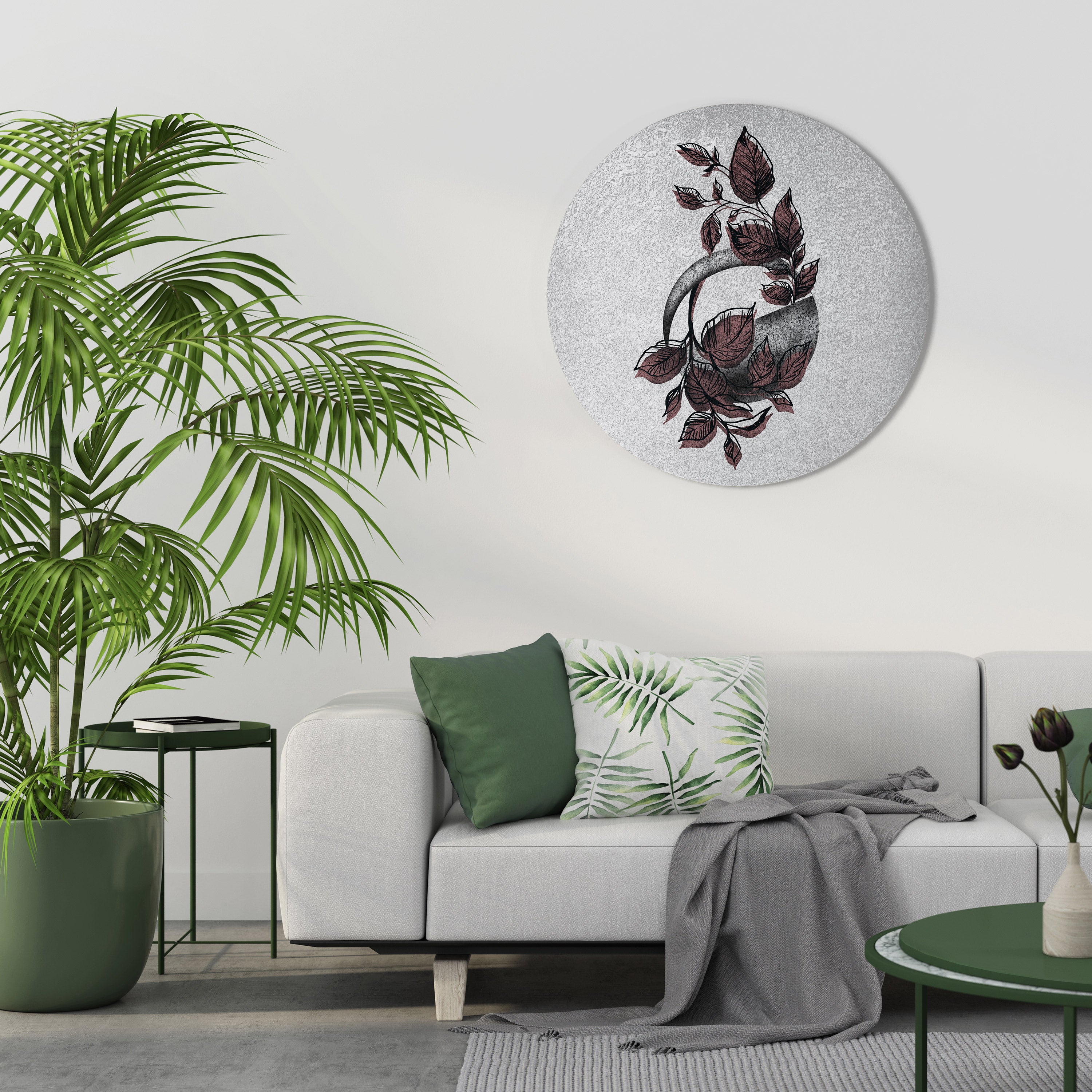 GRAPHIC WONDER Round Wall Art