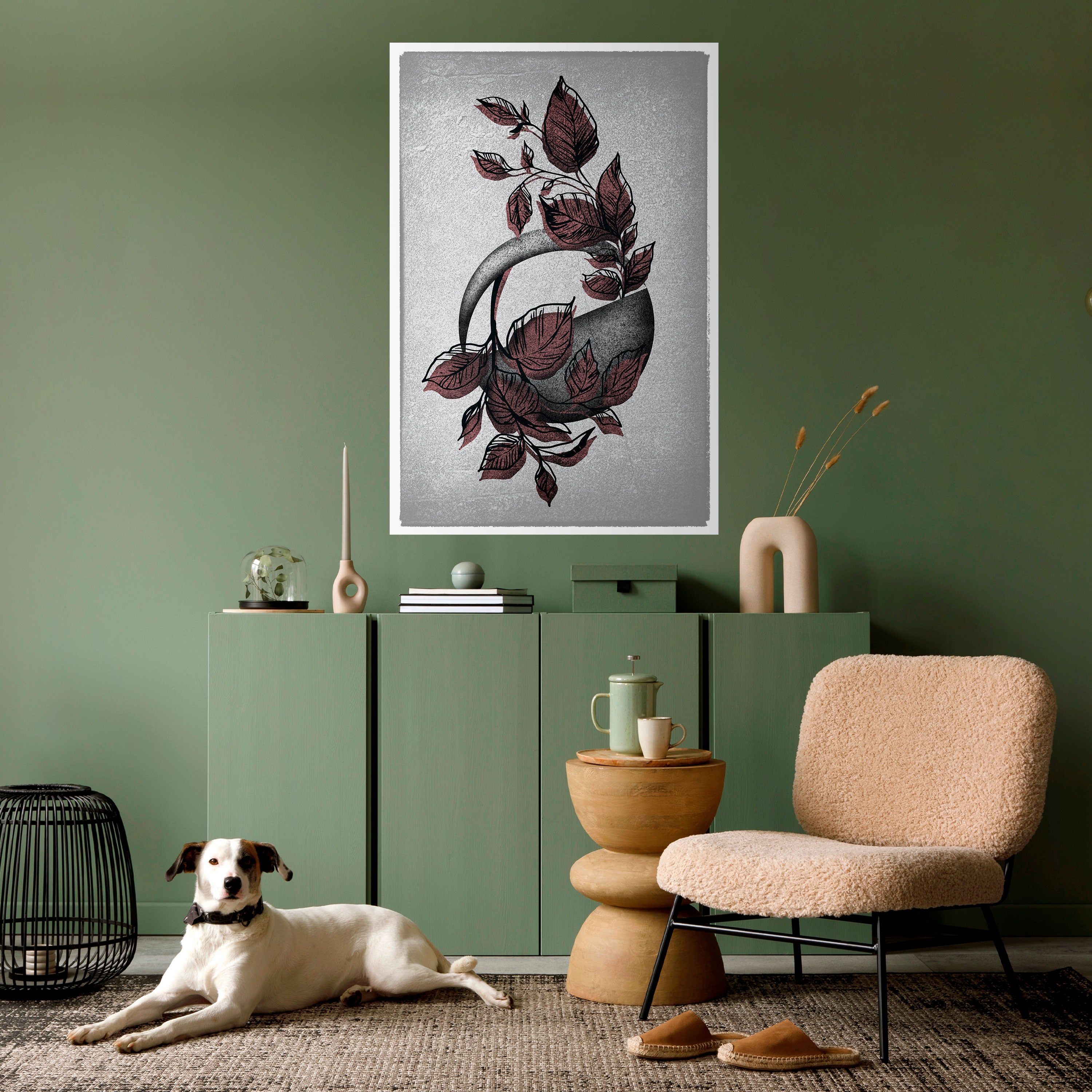 GRAPHIC WONDER Peel and Stick Vertical Poster