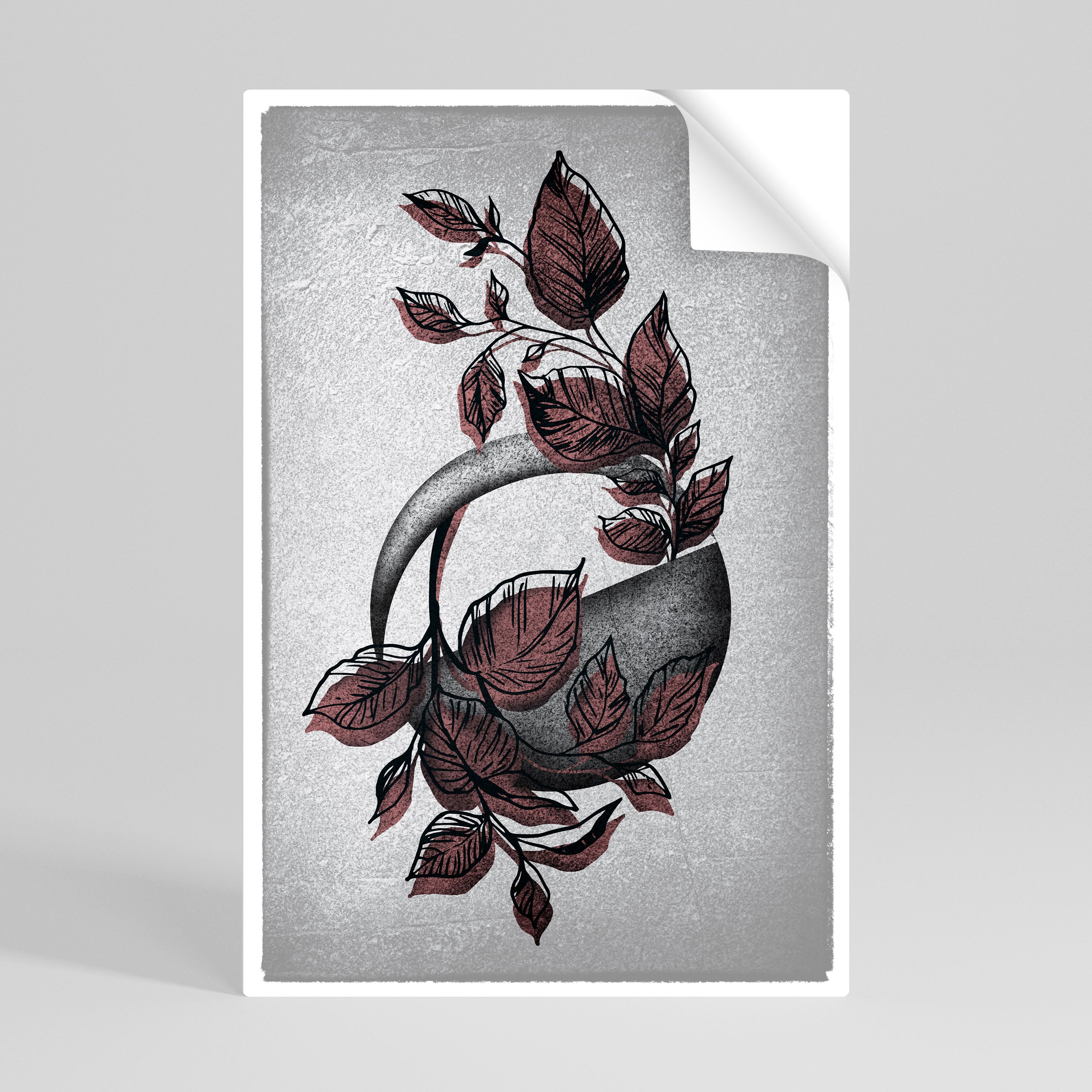 GRAPHIC WONDER Peel and Stick Vertical Poster