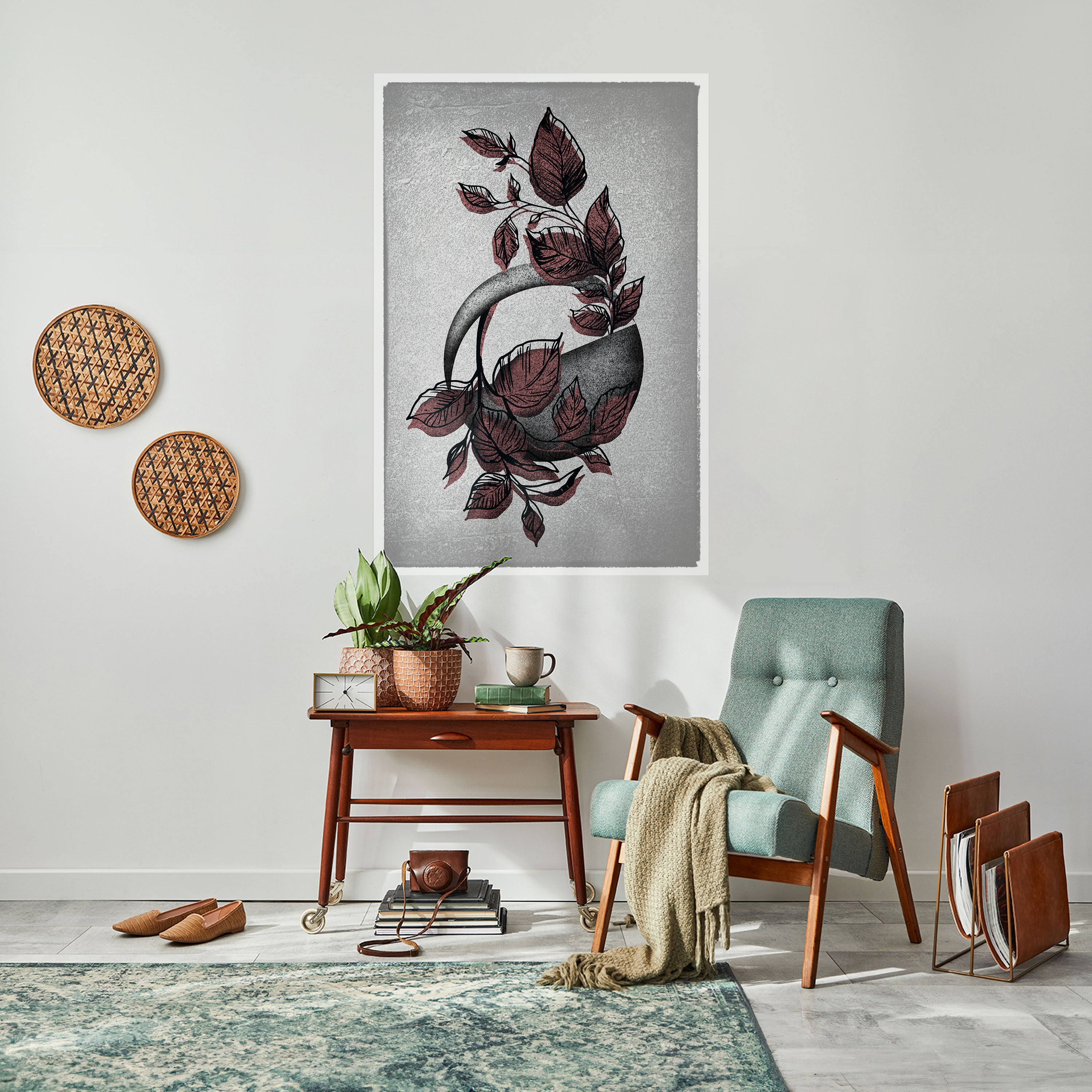 GRAPHIC WONDER Peel and Stick Vertical Poster