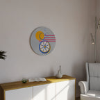 CITRUS SPARK Decoración de Pared Redonda