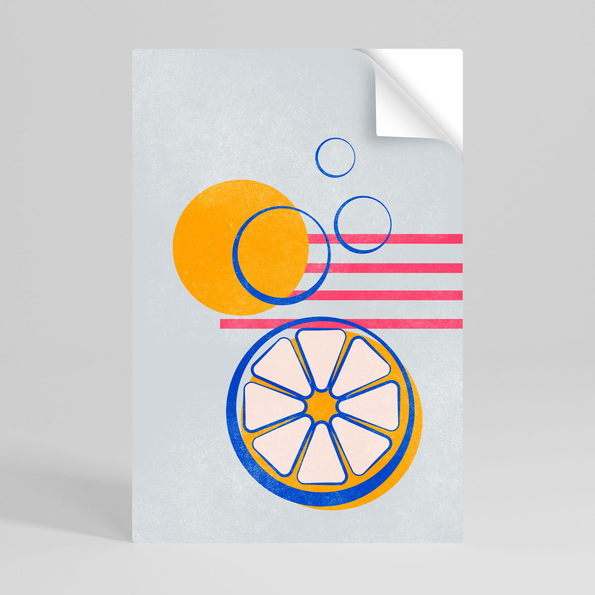 CITRUS SPARK Póster adhesivo vertical
