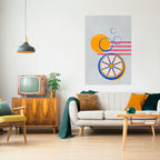 CITRUS SPARK Póster Vertical Adhesivo