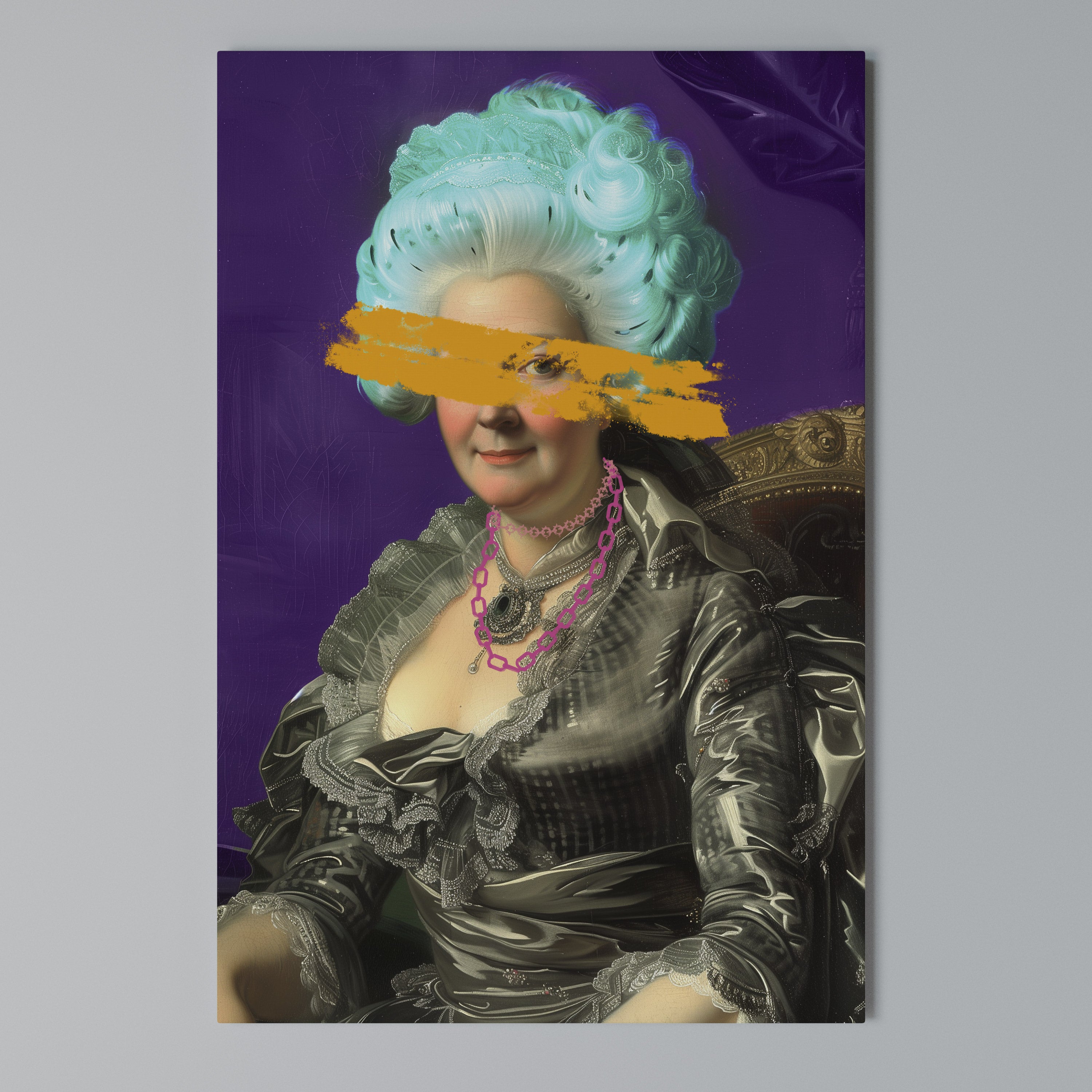 BAROQUE CHIC Cuadro en lienzo vertical
