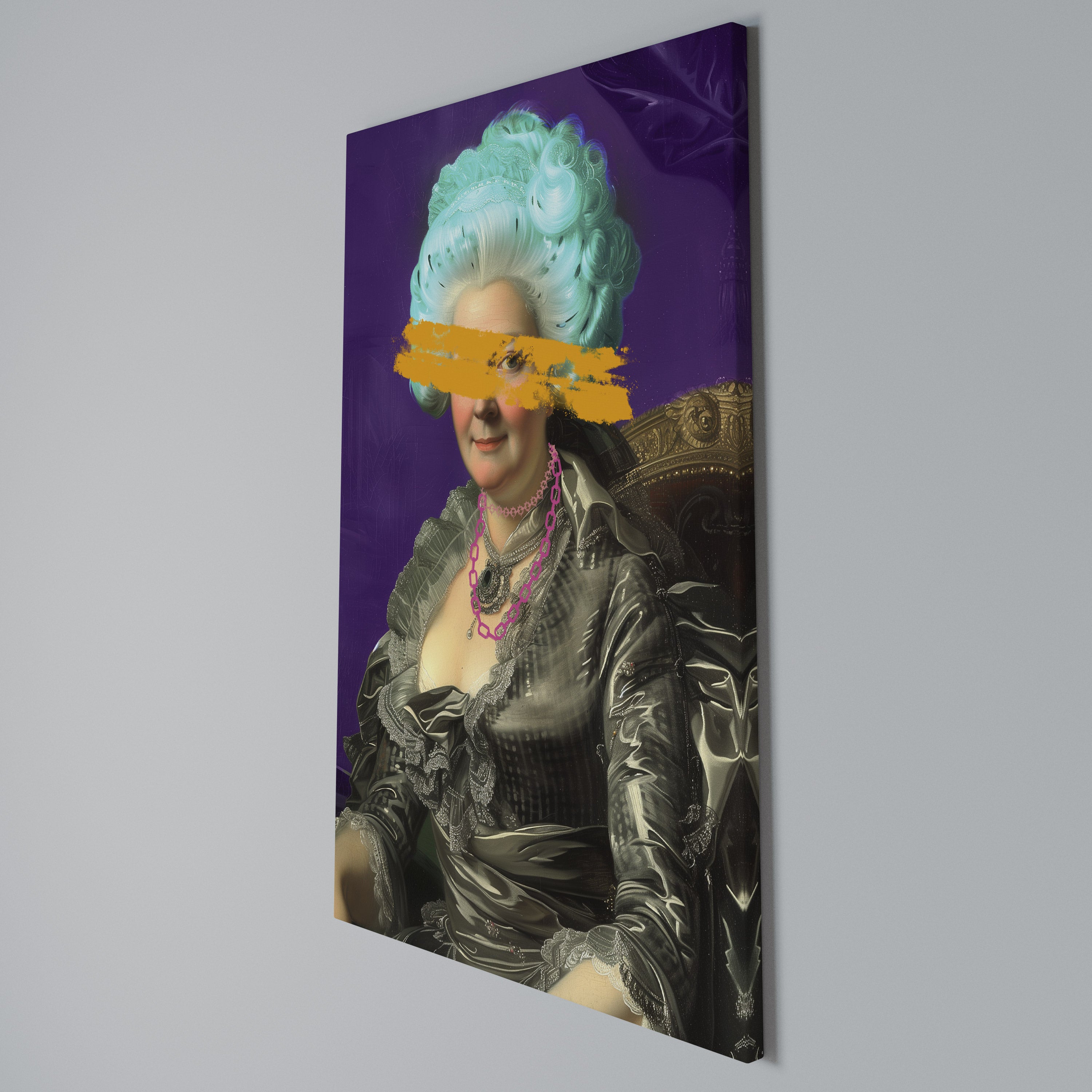 BAROQUE CHIC Cuadro en lienzo vertical