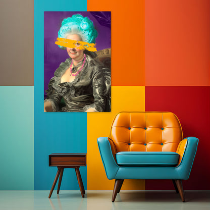 BAROQUE CHIC Cuadro en lienzo vertical