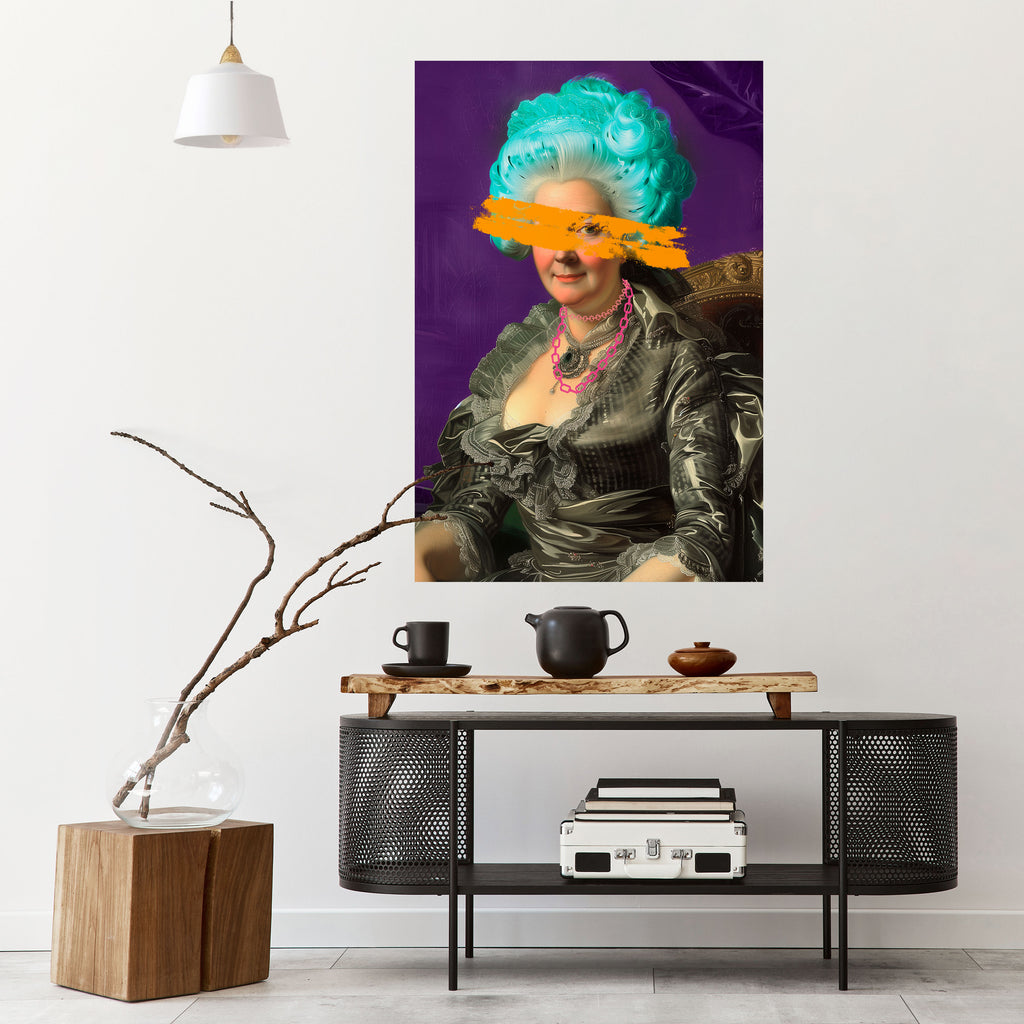 BAROQUE CHIC Peel and Stick Vertical Poster