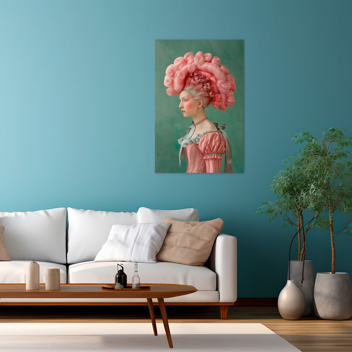 BAROQUE FUSION Vertical Canvas Print
