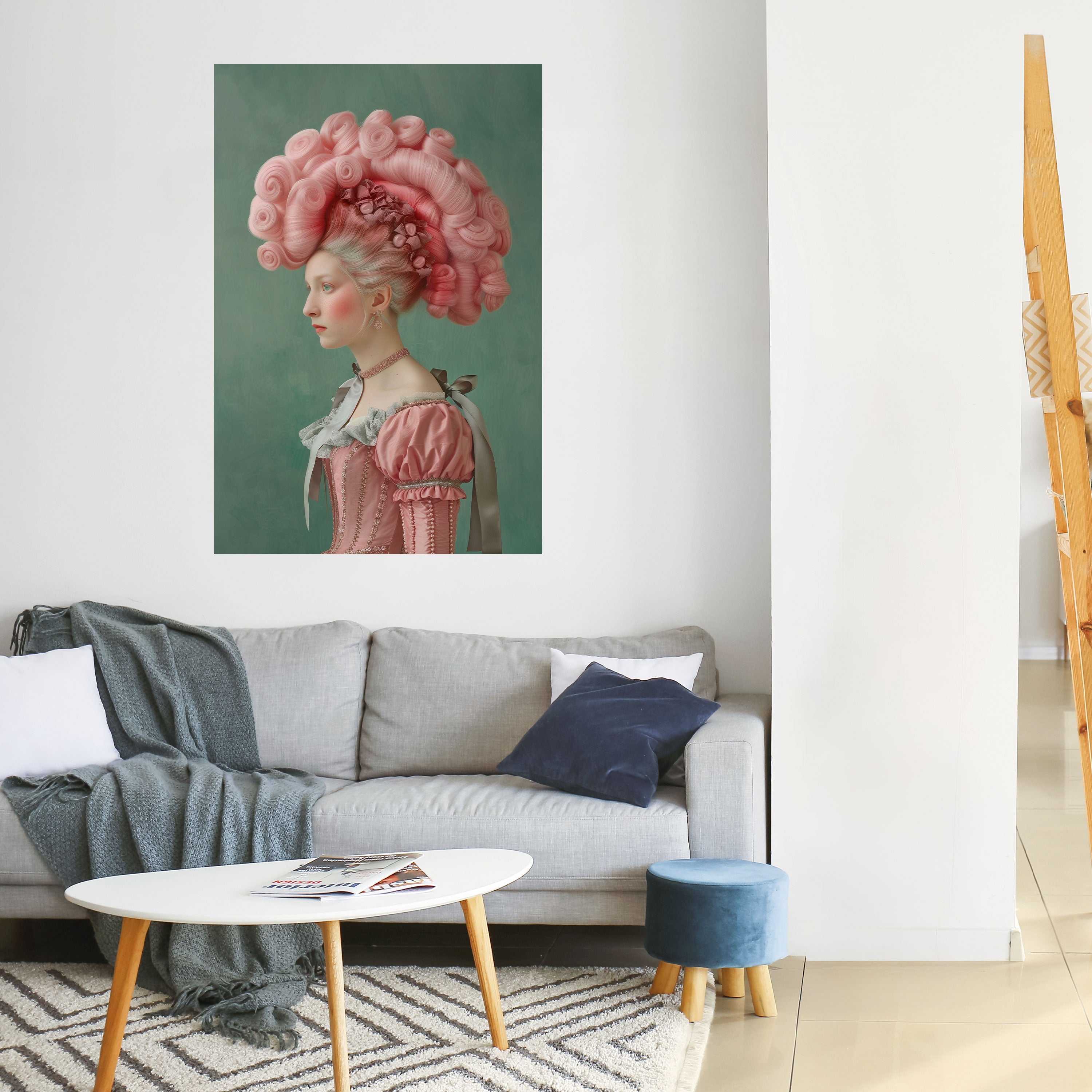 BAROQUE FUSION Peel and Stick Vertical Poster