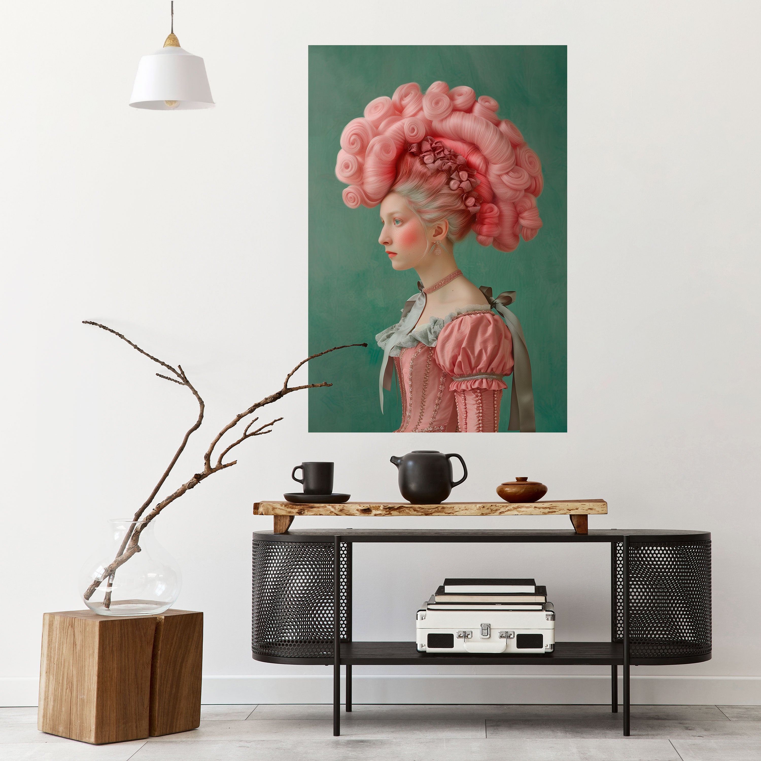 BAROQUE FUSION Peel and Stick Vertical Poster