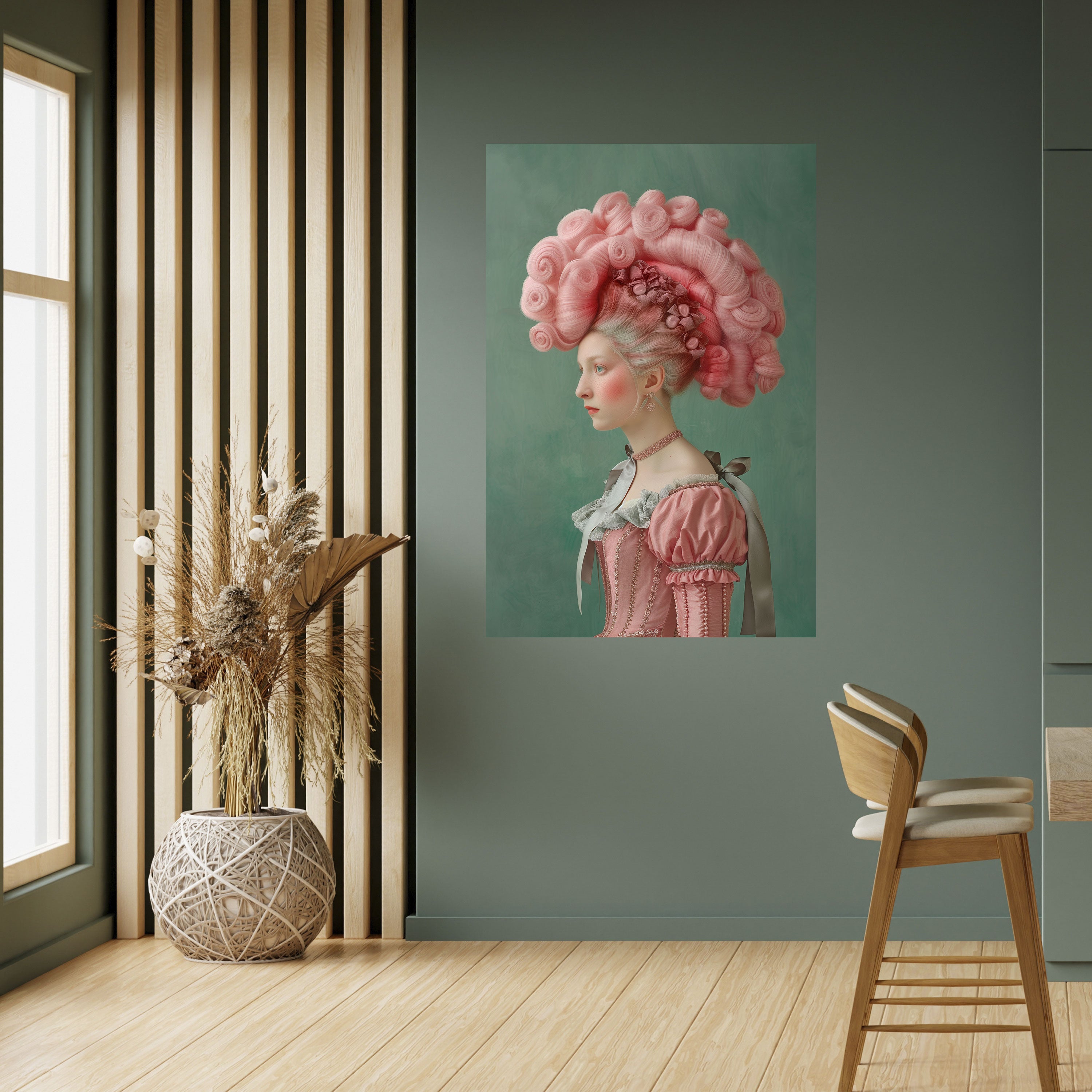 BAROQUE FUSION Peel and Stick Vertical Poster