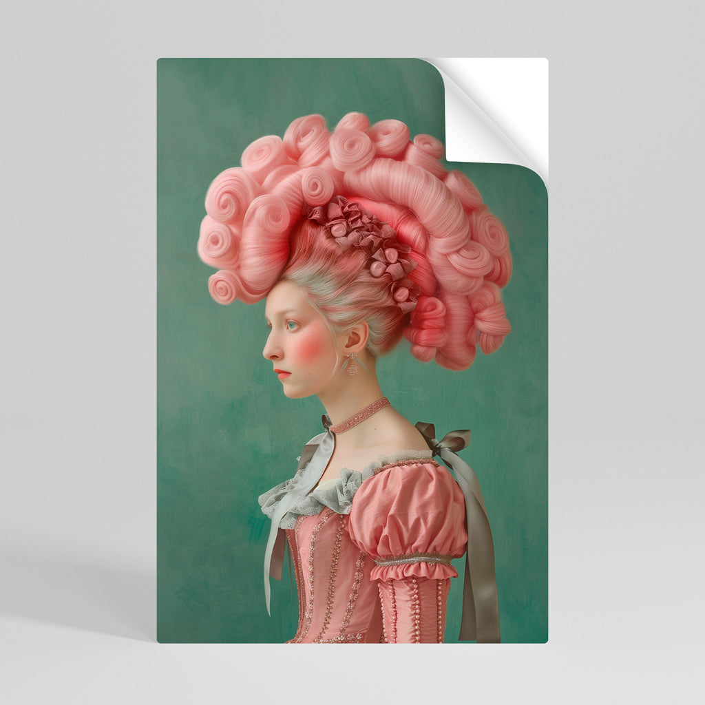 BAROQUE FUSION Peel and Stick Vertical Poster