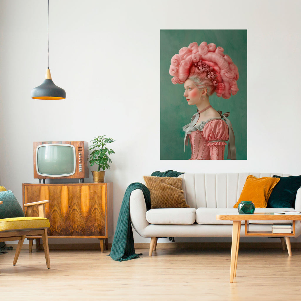 BAROQUE FUSION Peel and Stick Vertical Poster