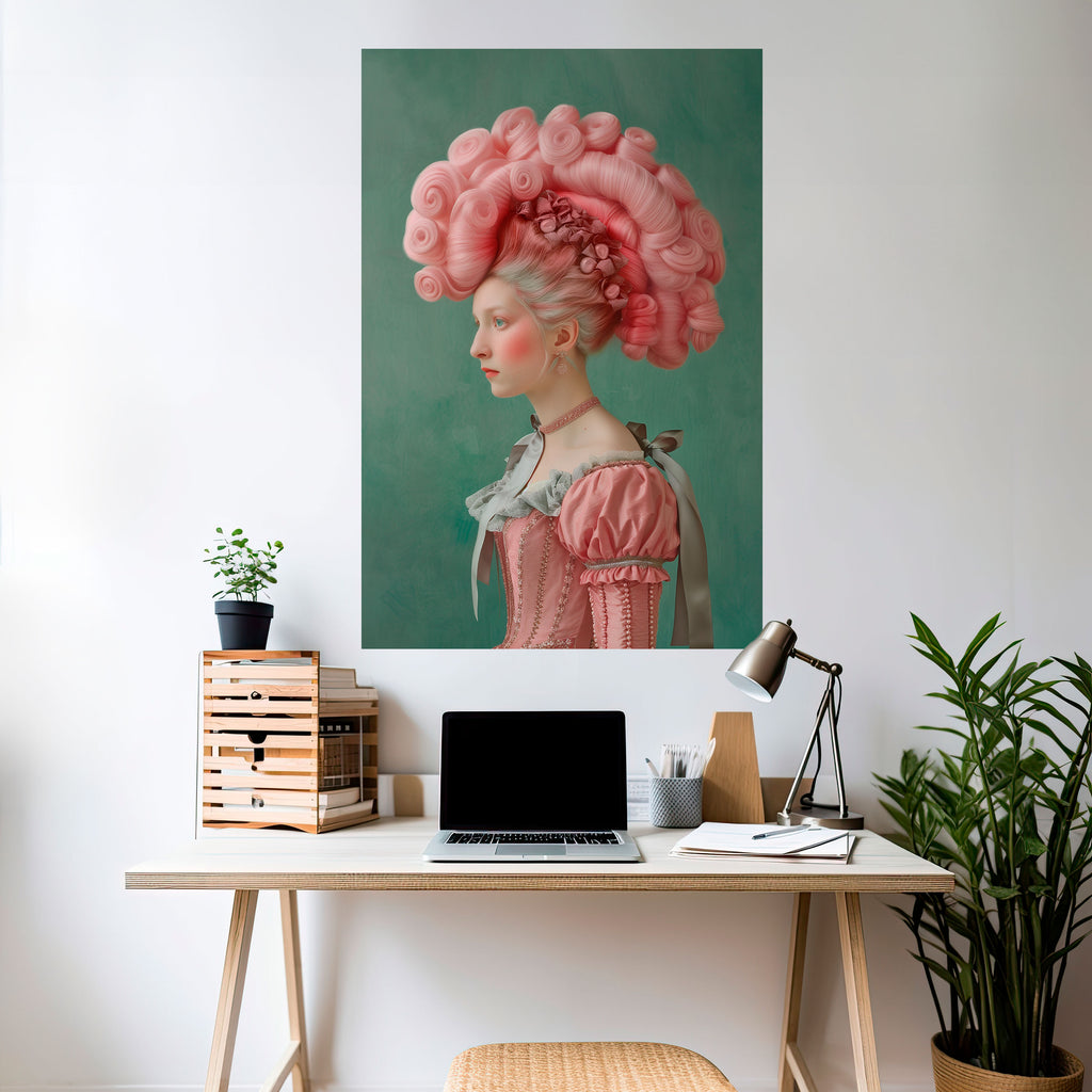 BAROQUE FUSION Peel and Stick Vertical Poster