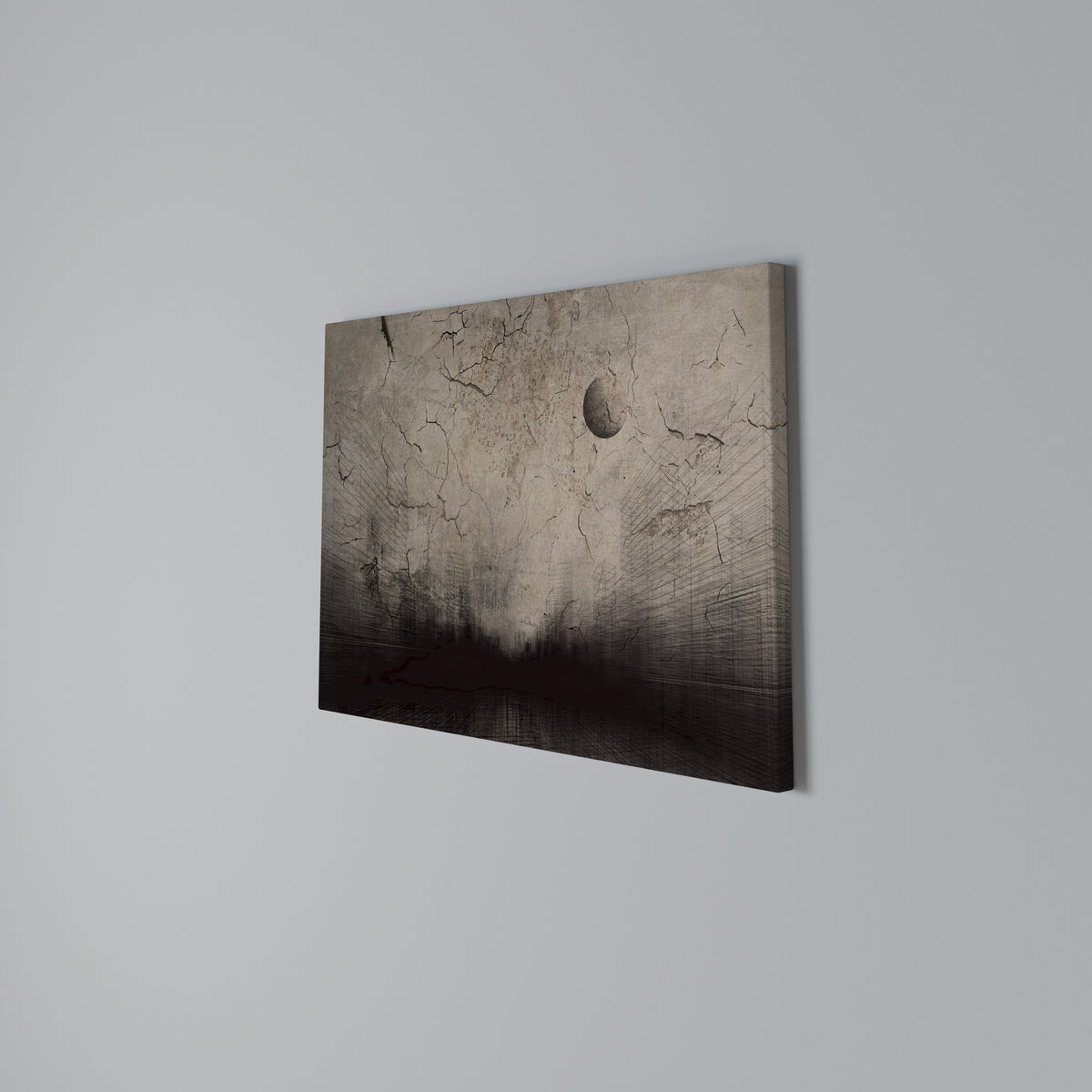 MOONBEAM THOUGHTS Cuadro en lienzo horizontal