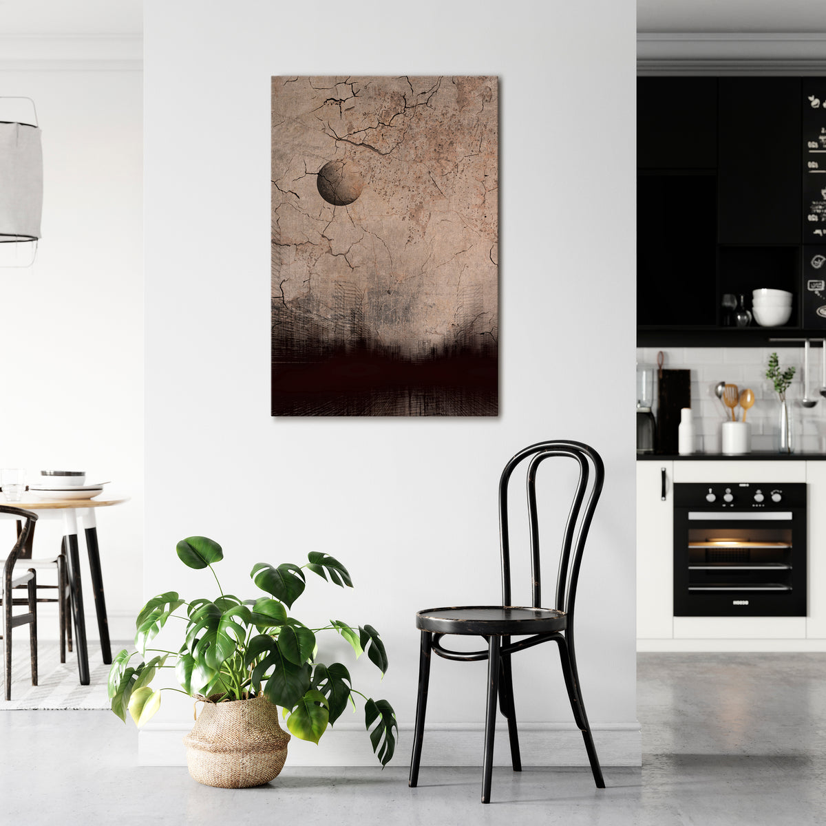 MOONBEAM THOUGHTS Cuadro en lienzo vertical