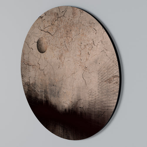 MOONBEAM THOUGHTS Round Wall Art