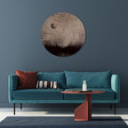 MOONBEAM THOUGHTS Round Wall Art