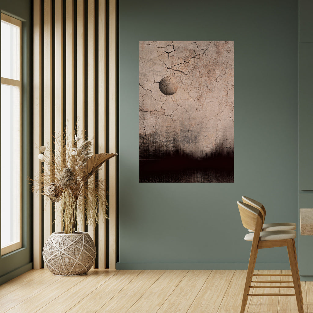 MOONBEAM THOUGHTS Peel and Stick Vertical Poster