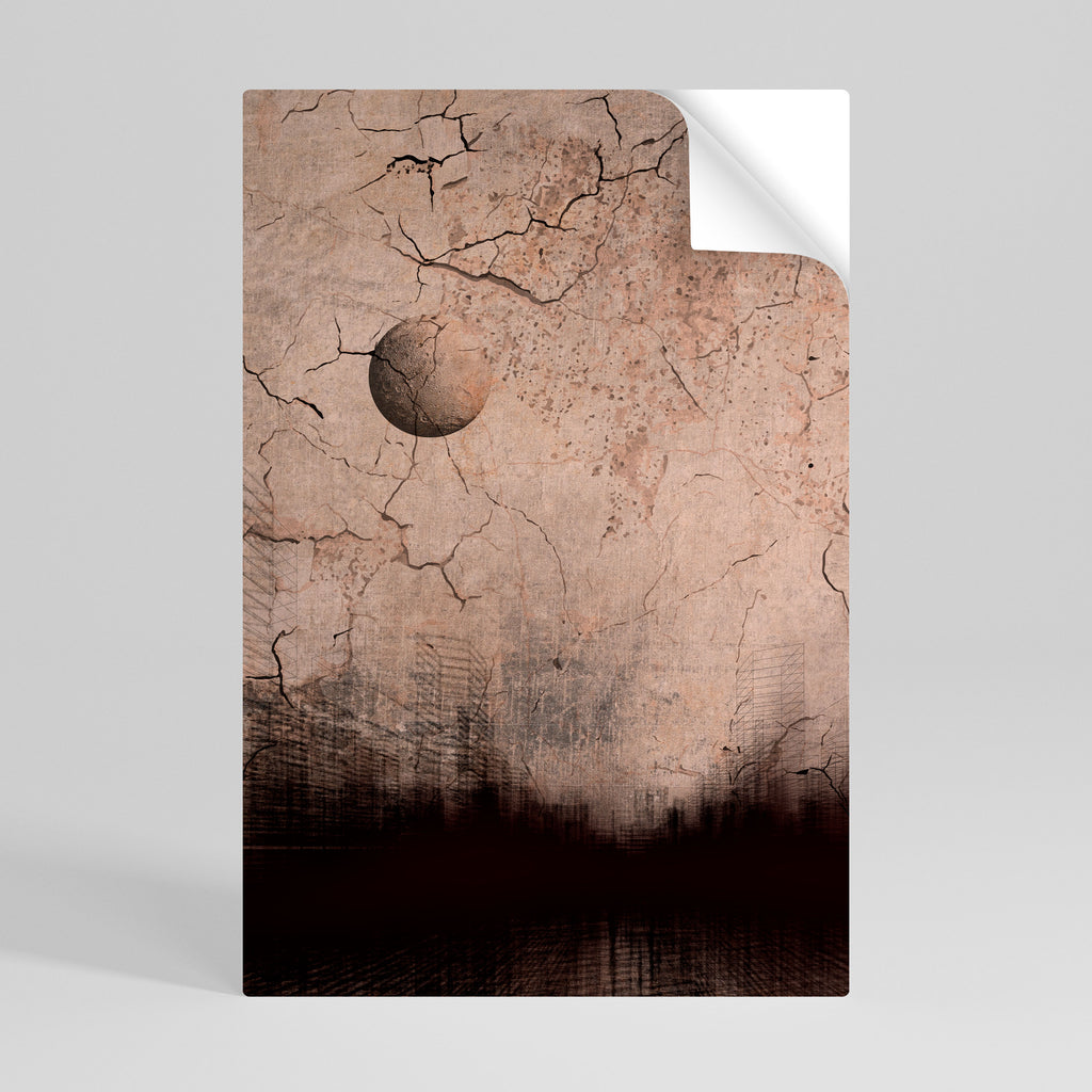 MOONBEAM THOUGHTS Peel and Stick Vertical Poster