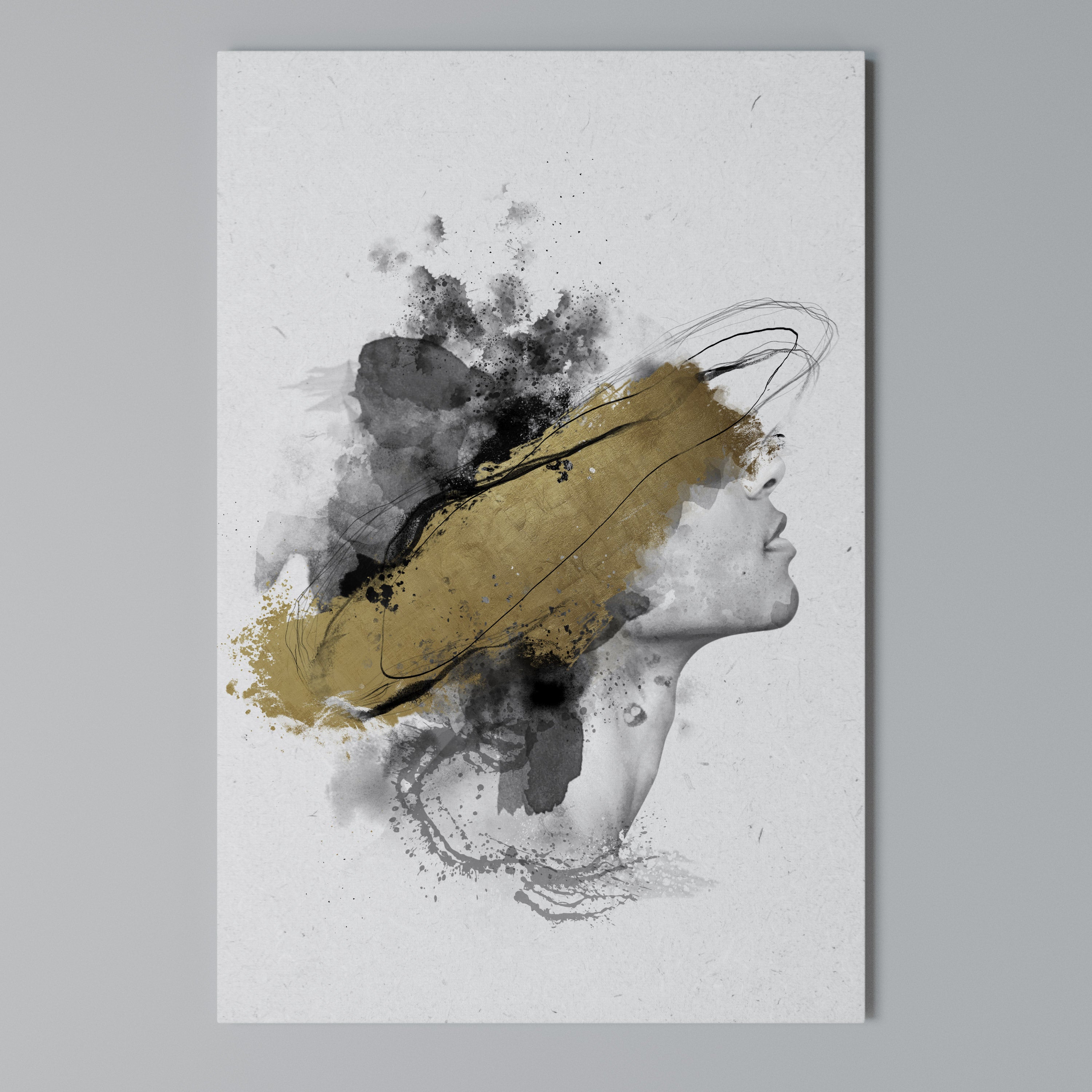 GILDED BLINDNESS Cuadro en lienzo vertical