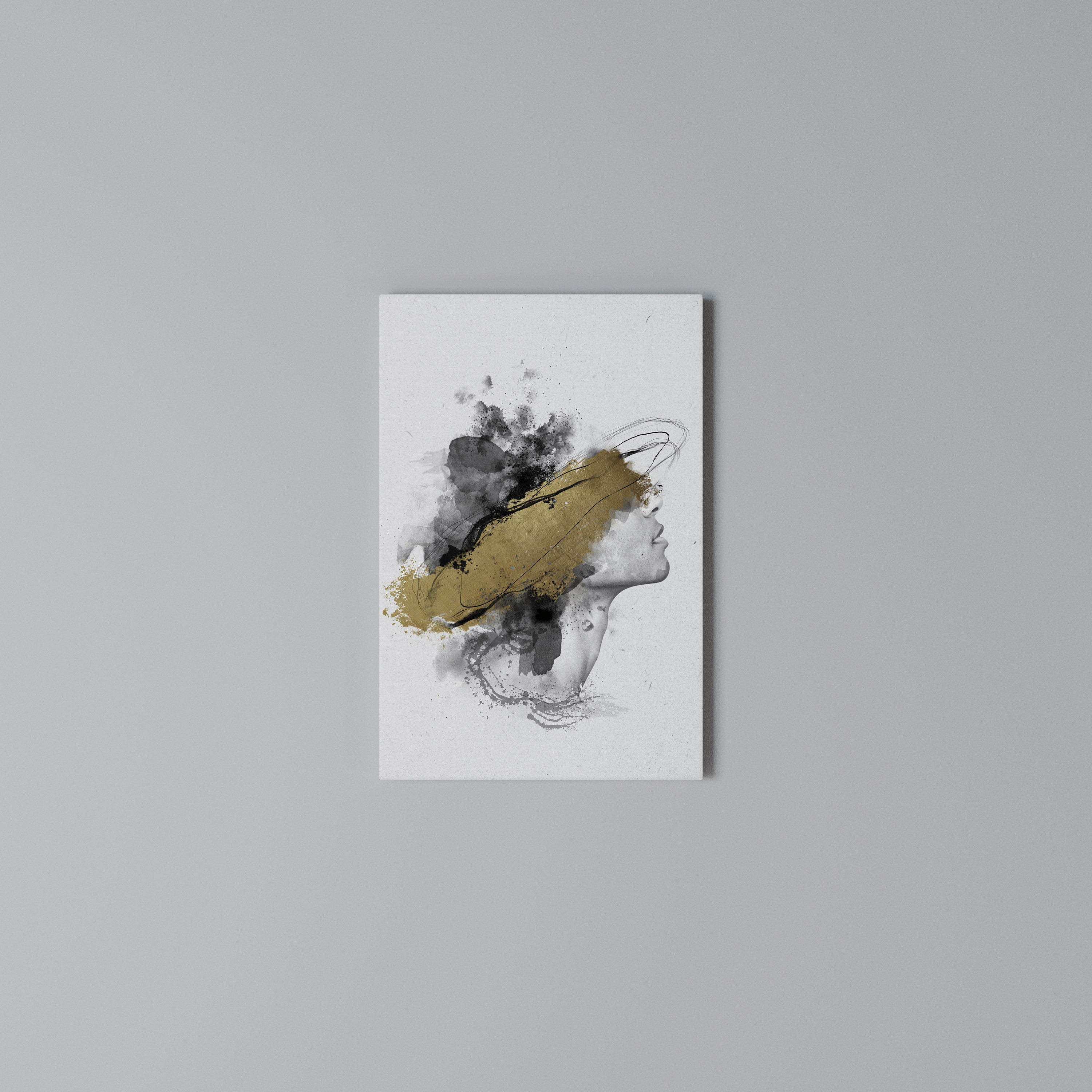 GILDED BLINDNESS Cuadro en lienzo vertical