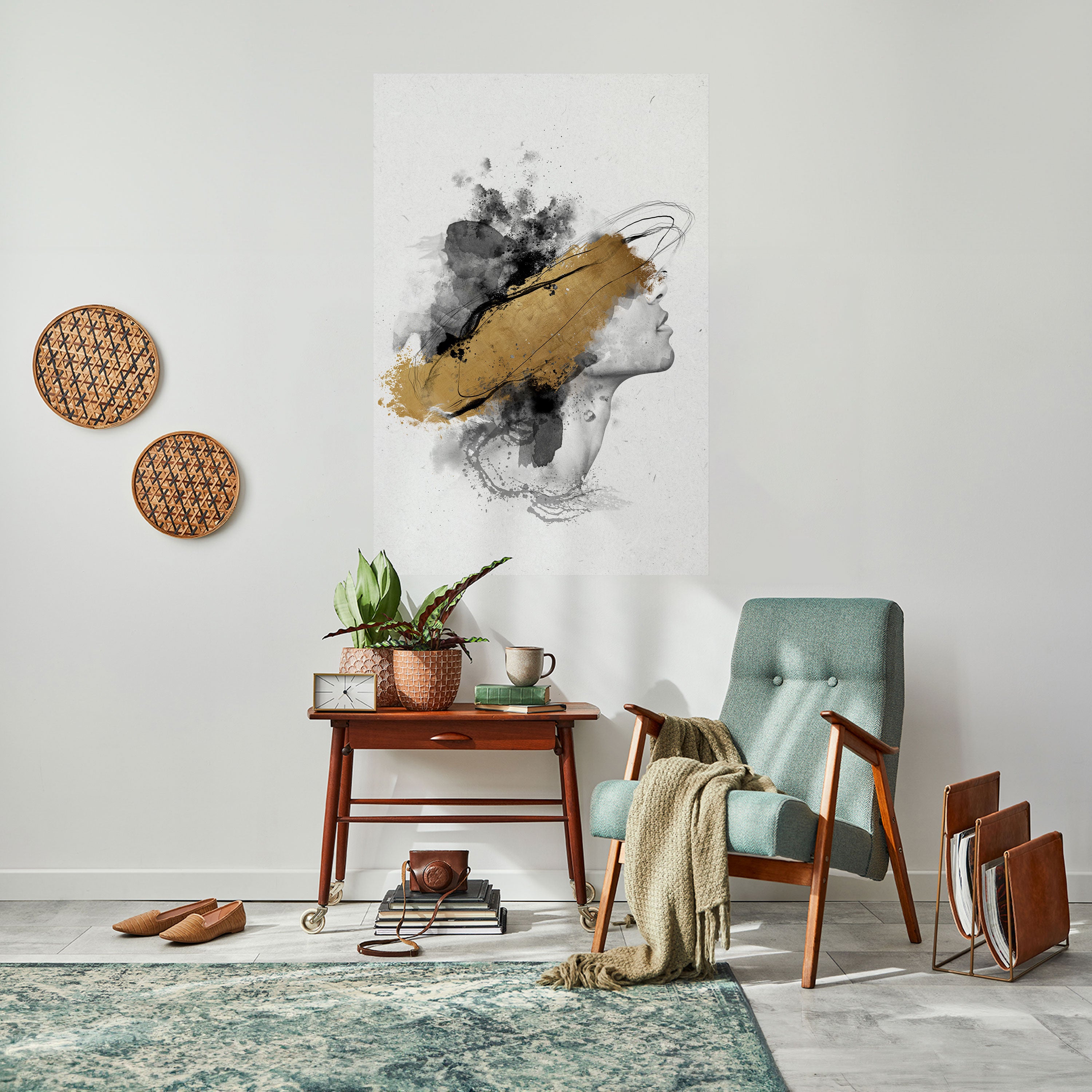 GILDED BLINDNESS Peel and Stick Vertical Poster