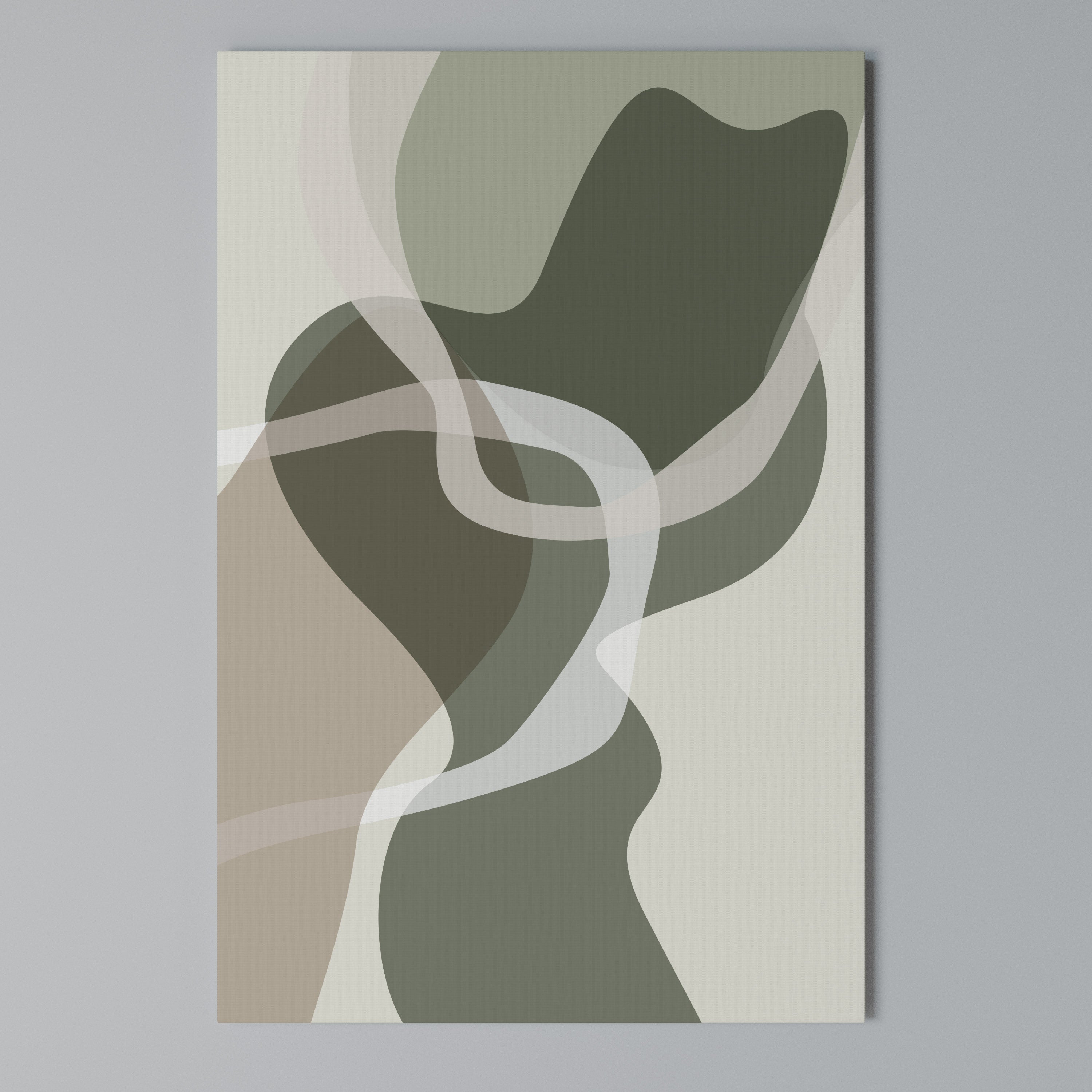 ART OF GREEN Cuadro en lienzo vertical