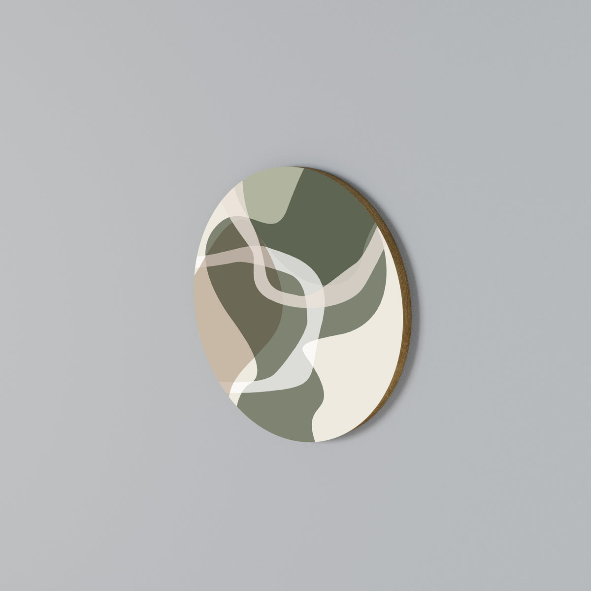 ART OF GREEN Arte de pared redondo