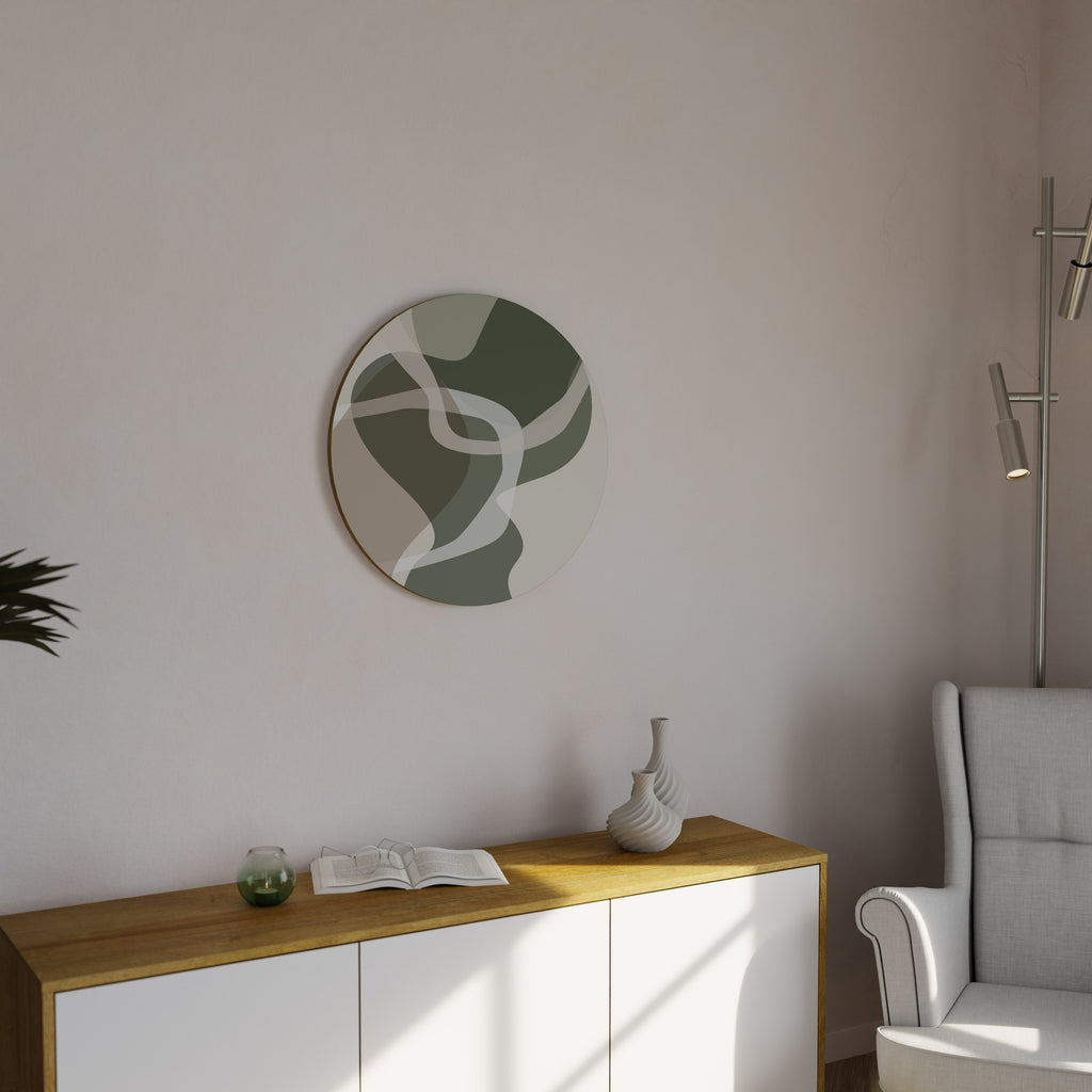 ART OF GREEN Round Wall Art