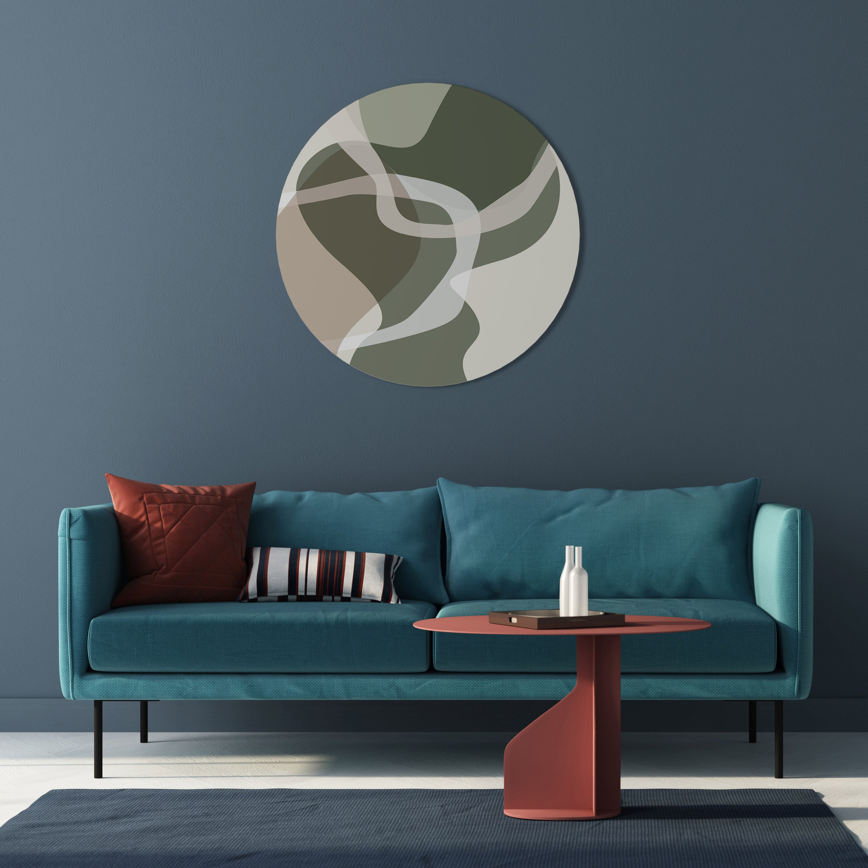 ART OF GREEN Round Wall Art