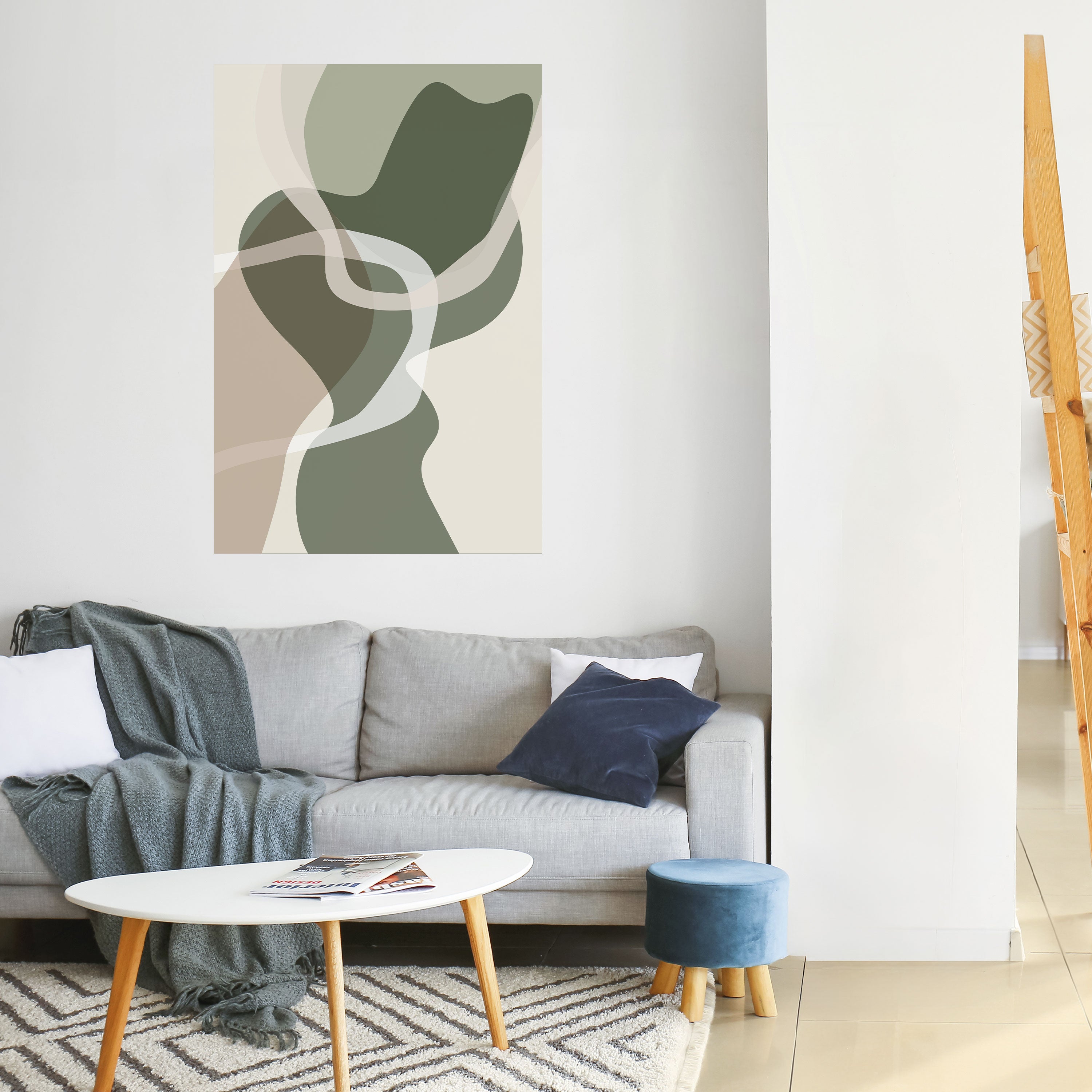 ART OF GREEN Peel and Stick Vertical Poster