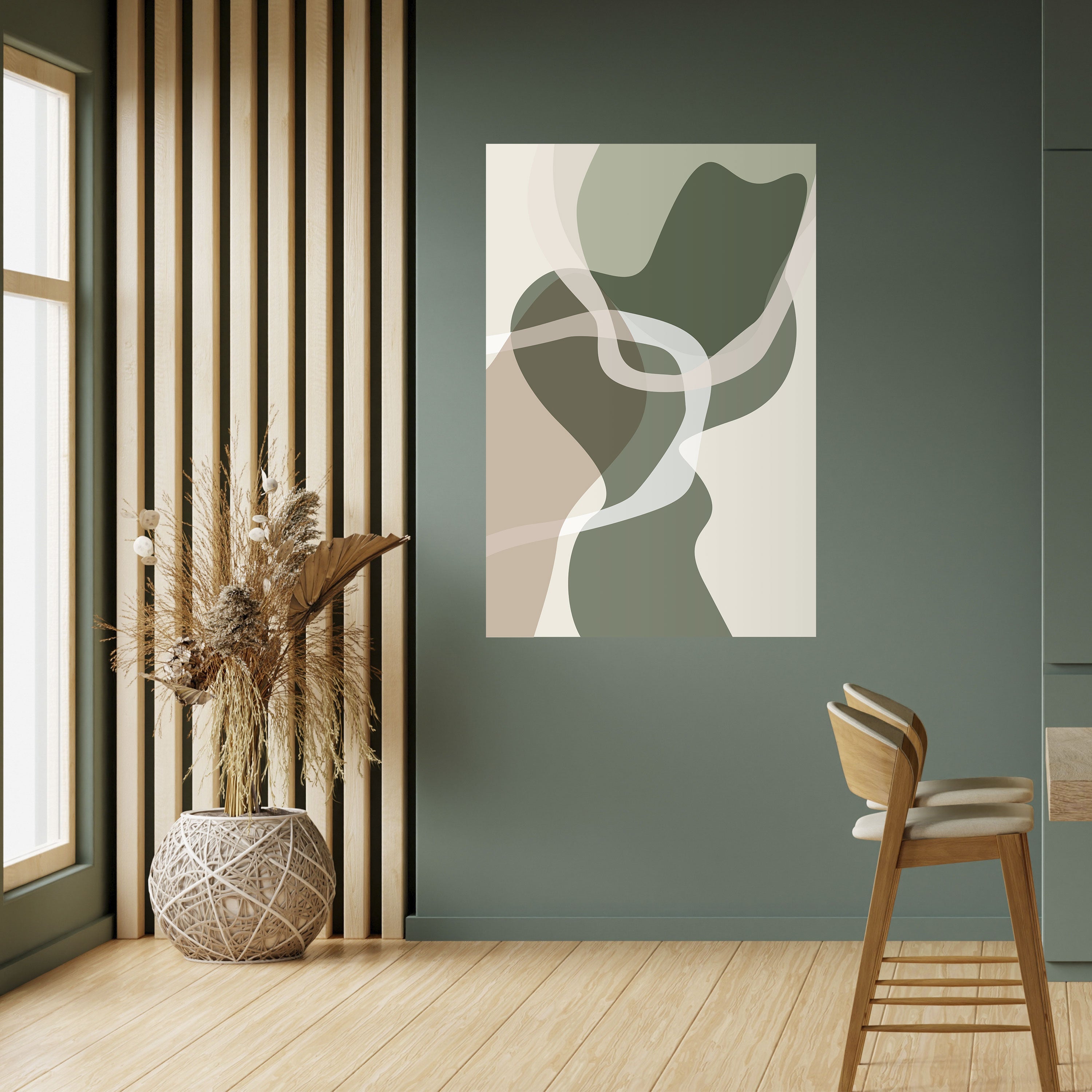 ART OF GREEN Peel and Stick Vertical Poster