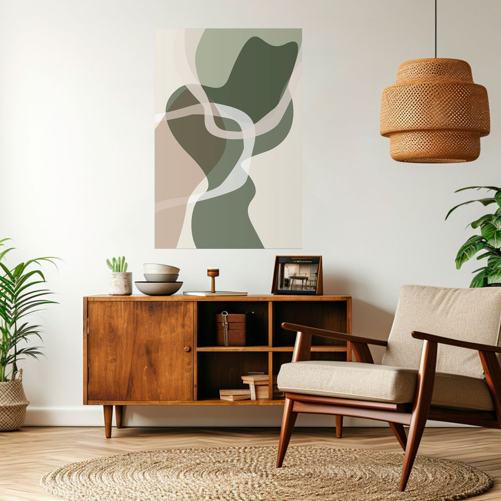 ART OF GREEN Peel and Stick Vertical Poster