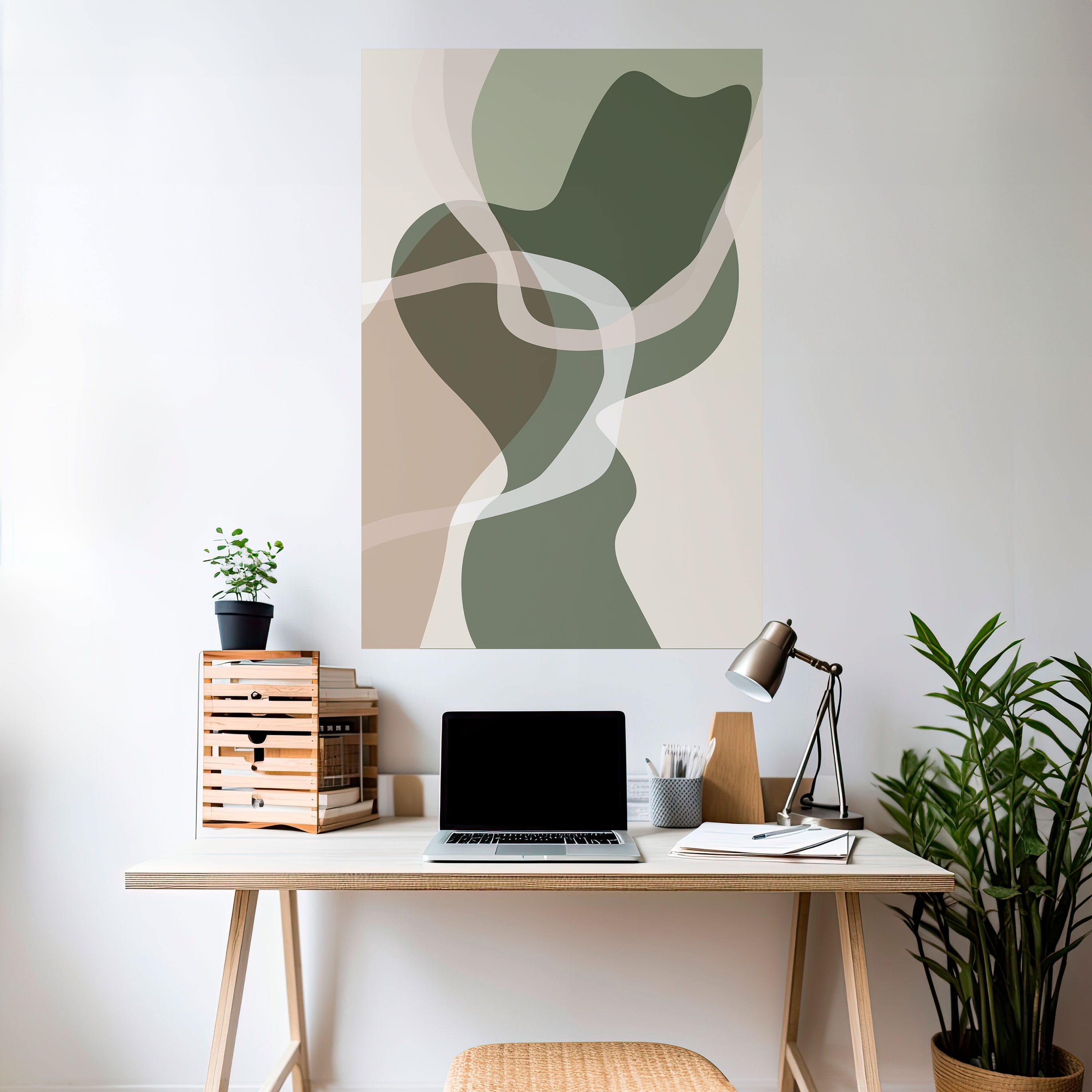 ART OF GREEN Peel and Stick Vertical Poster