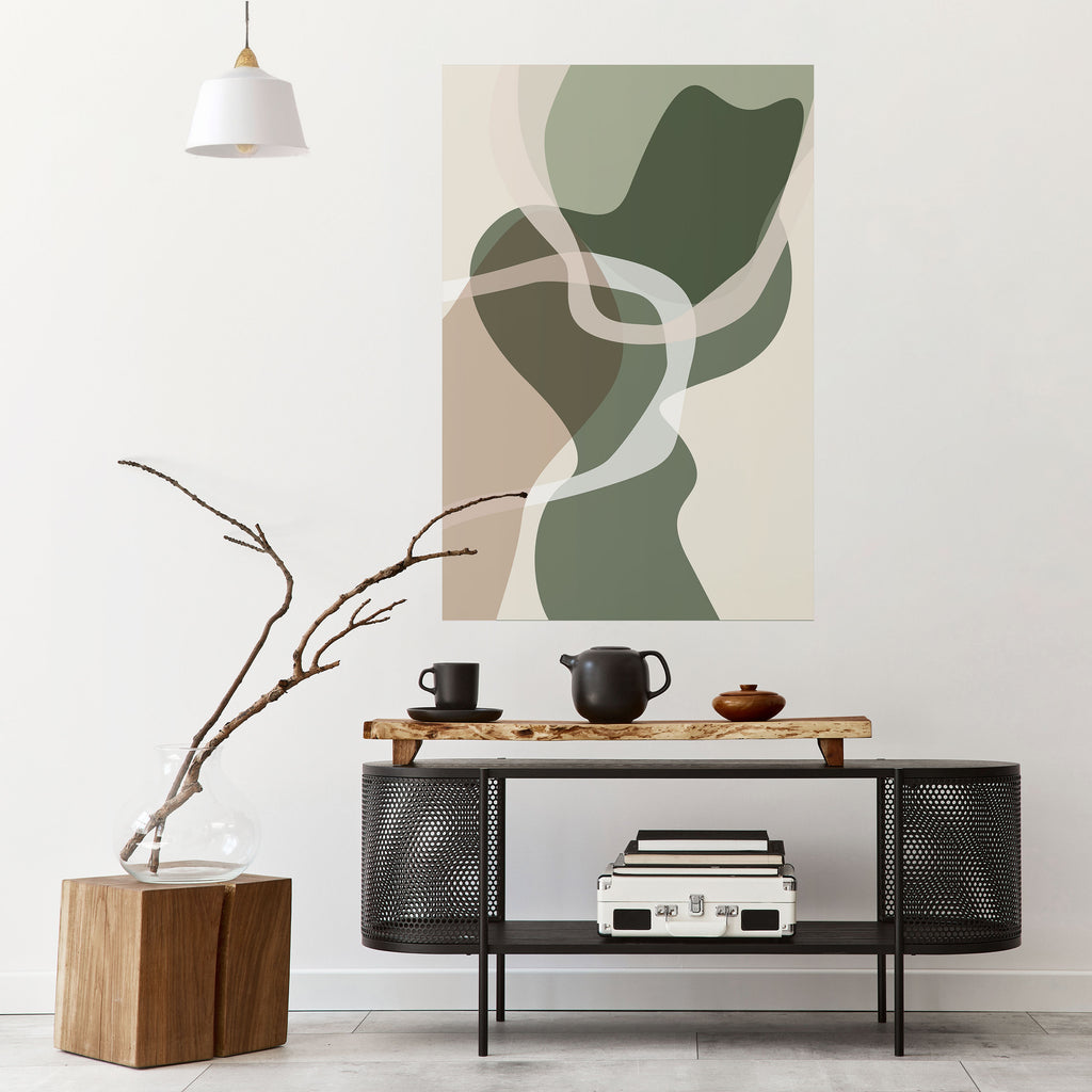 ART OF GREEN Peel and Stick Vertical Poster