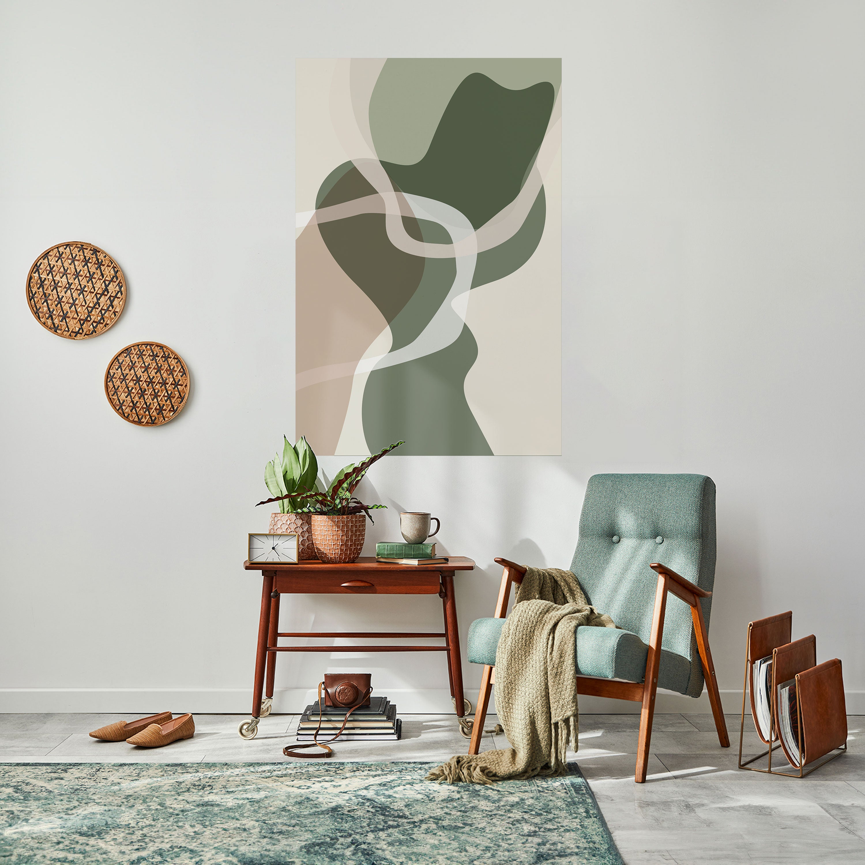 ART OF GREEN Peel and Stick Vertical Poster