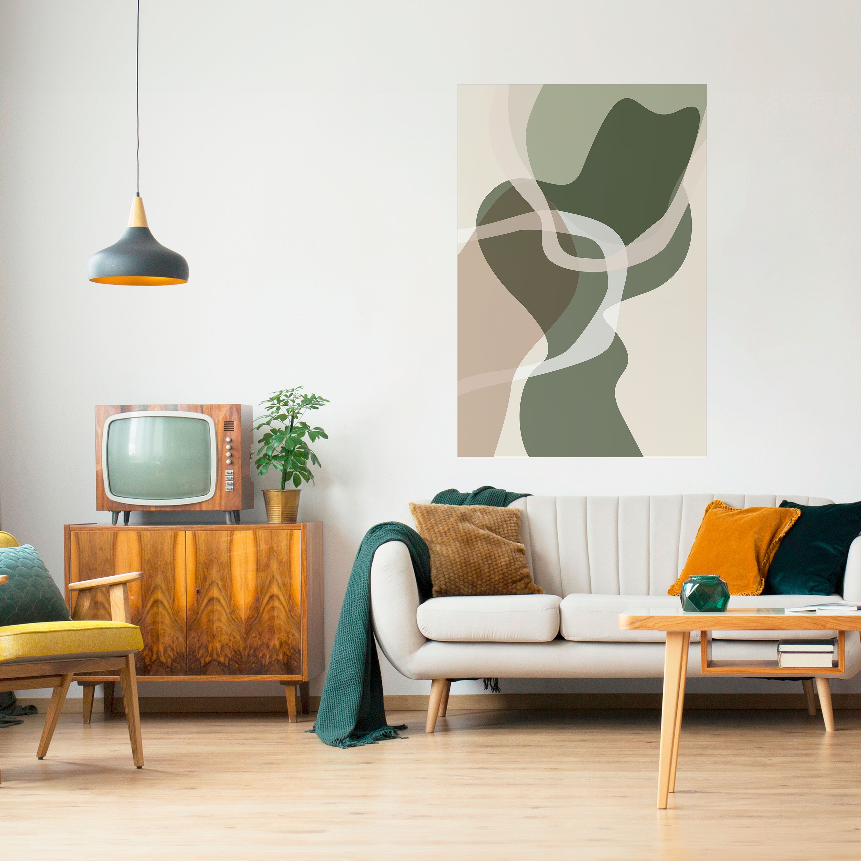 ART OF GREEN Peel and Stick Vertical Poster