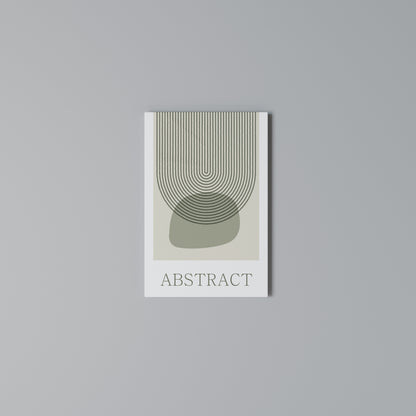 GREEN ABSTRACT Vertical Canvas Print